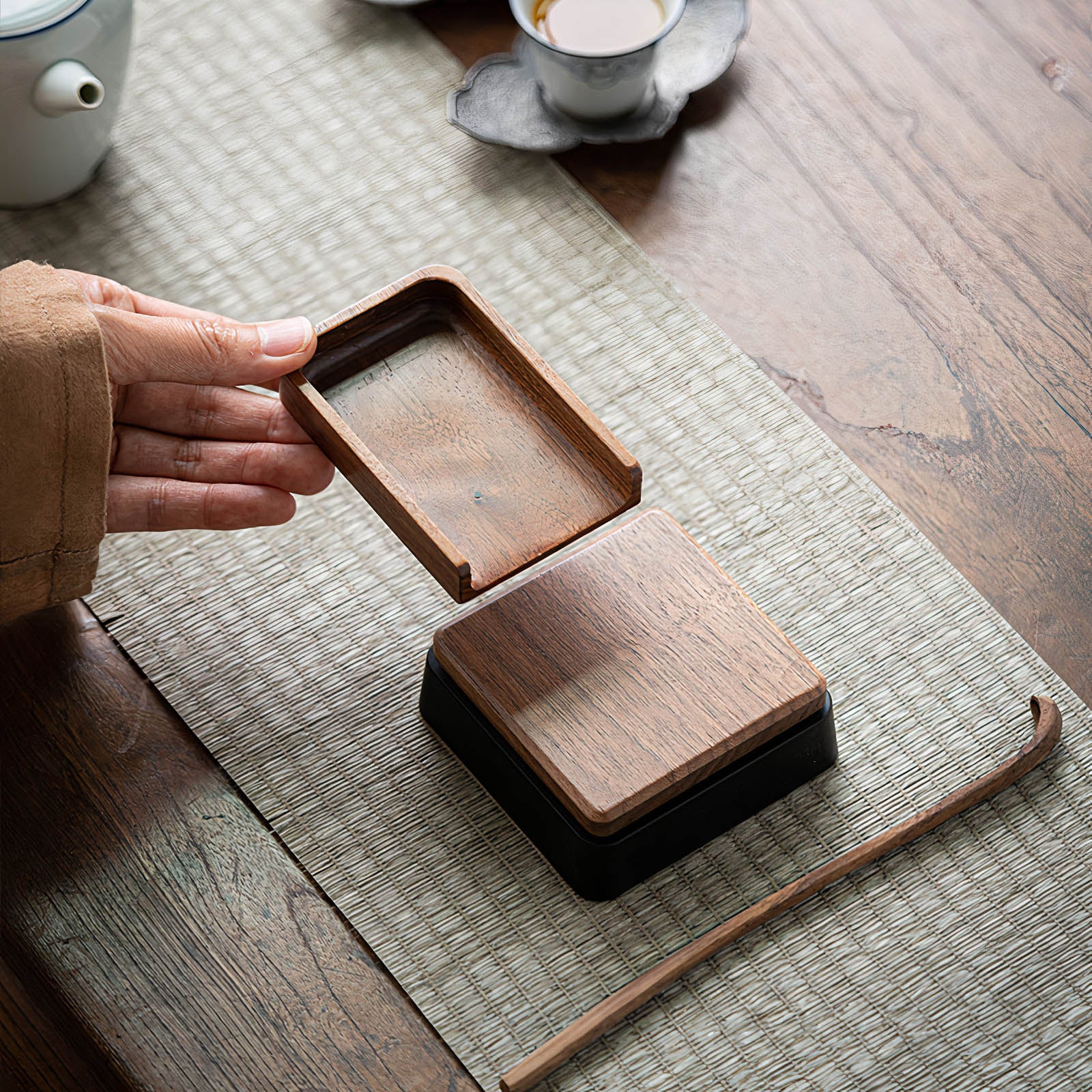 Solid Wood Electronic Scale for Tea and Coffee - Lastaforest