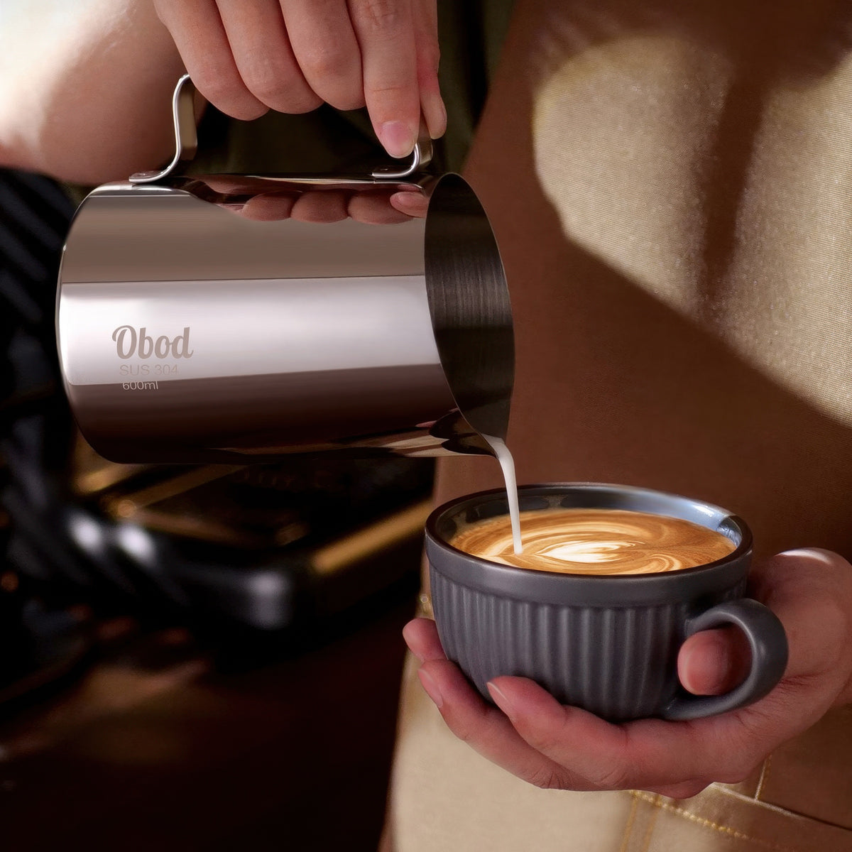 FlowCraft 304 Stainless Steel Latte Pitcher