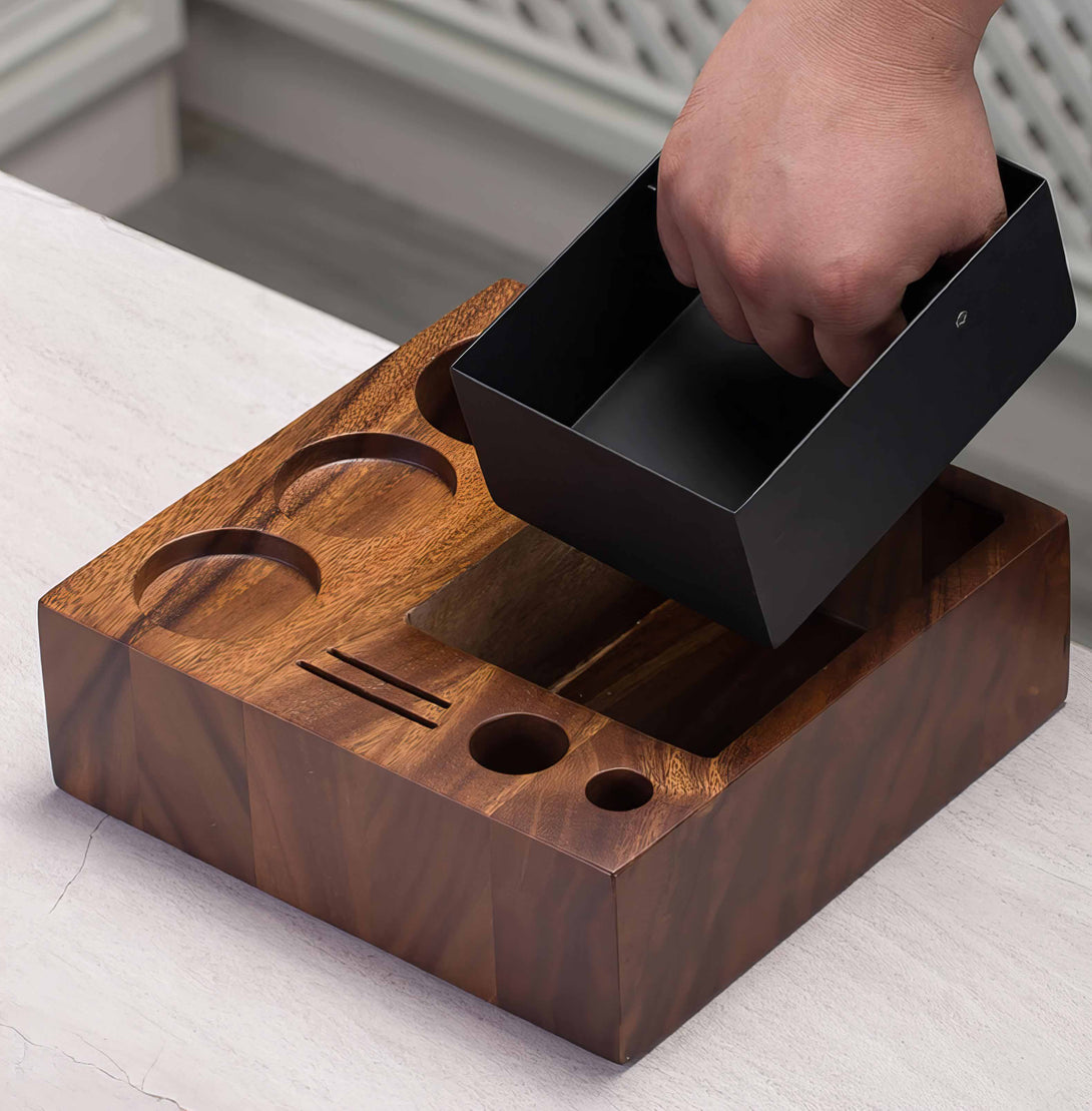 Espresso Coffee Organizer Box For Barista