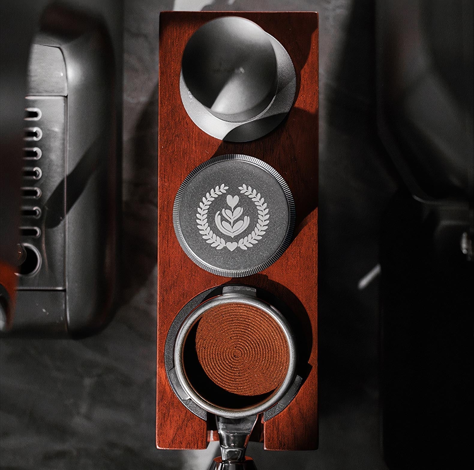 Espresso Coffee Tamper Holder with Spring Feedback - Lastaforest