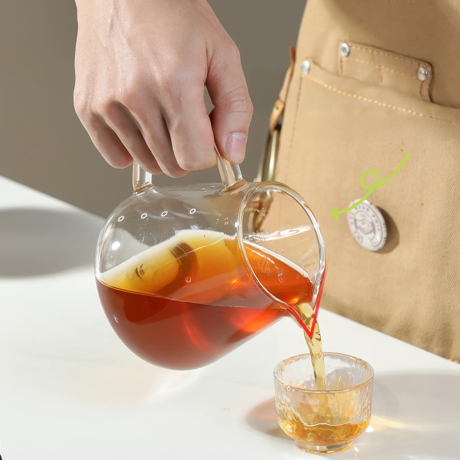 Glass Coffee Server Carafe Hand Brew Pour Over