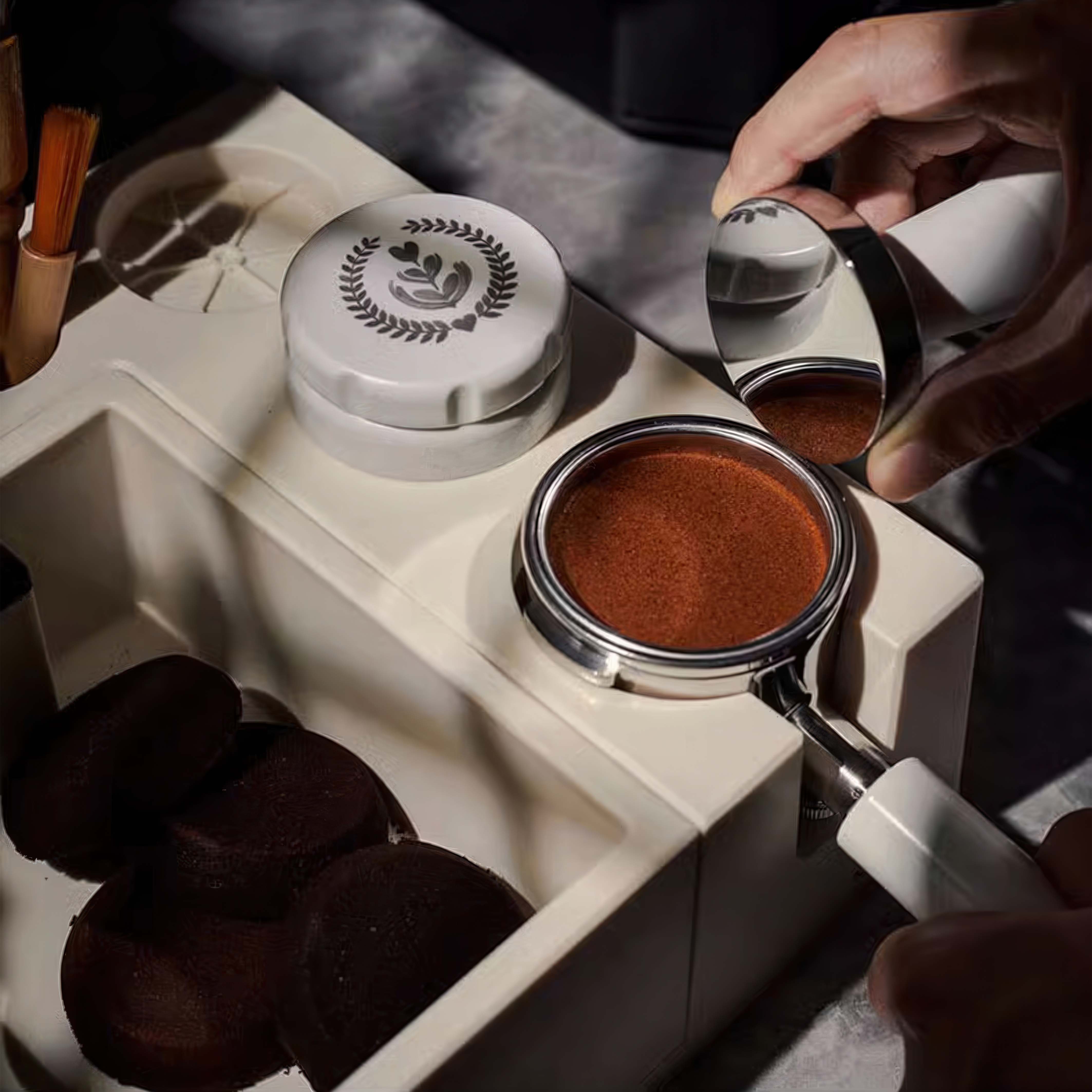 Multi Function Coffee Tamper Station ABS - Lastaforest