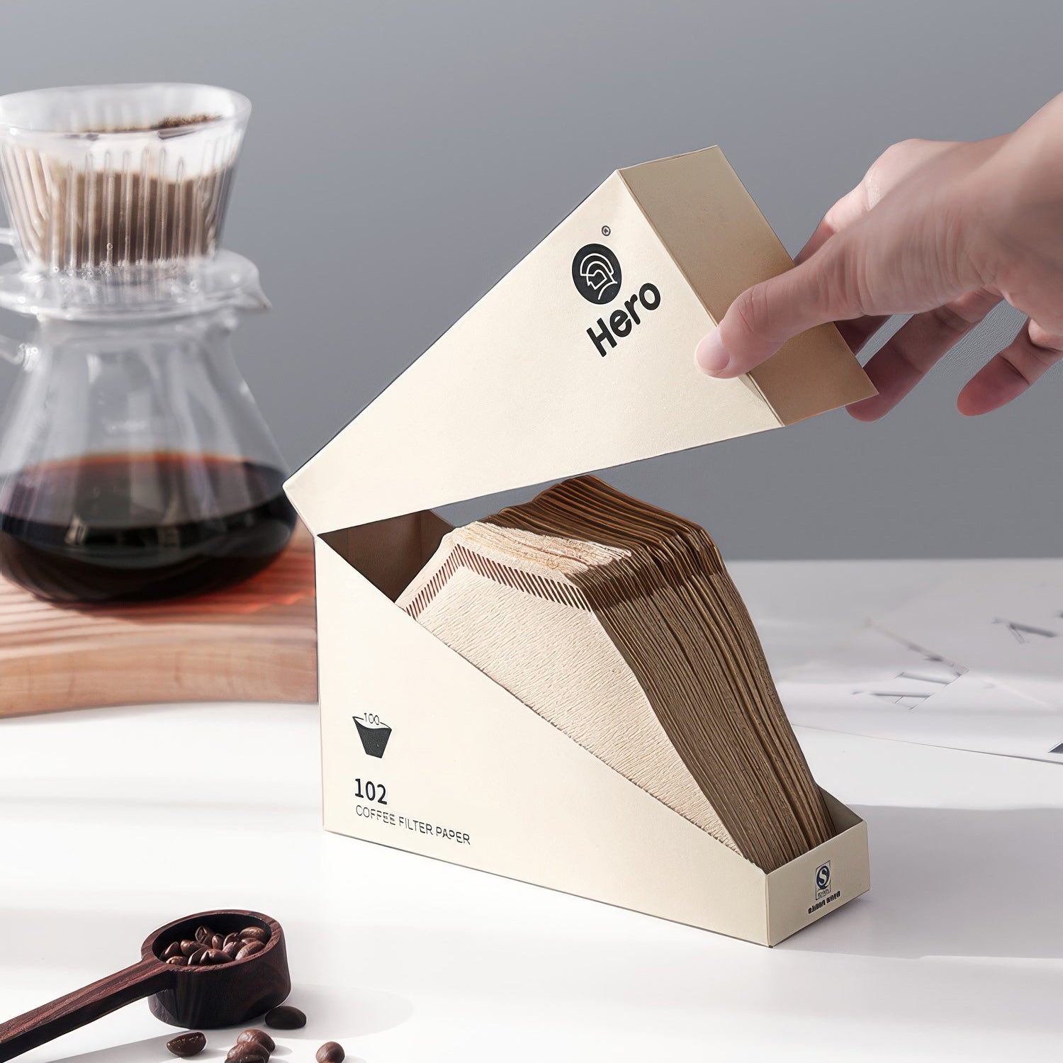 Coffee Filter Papers 100-Pack - Thumbnail 2