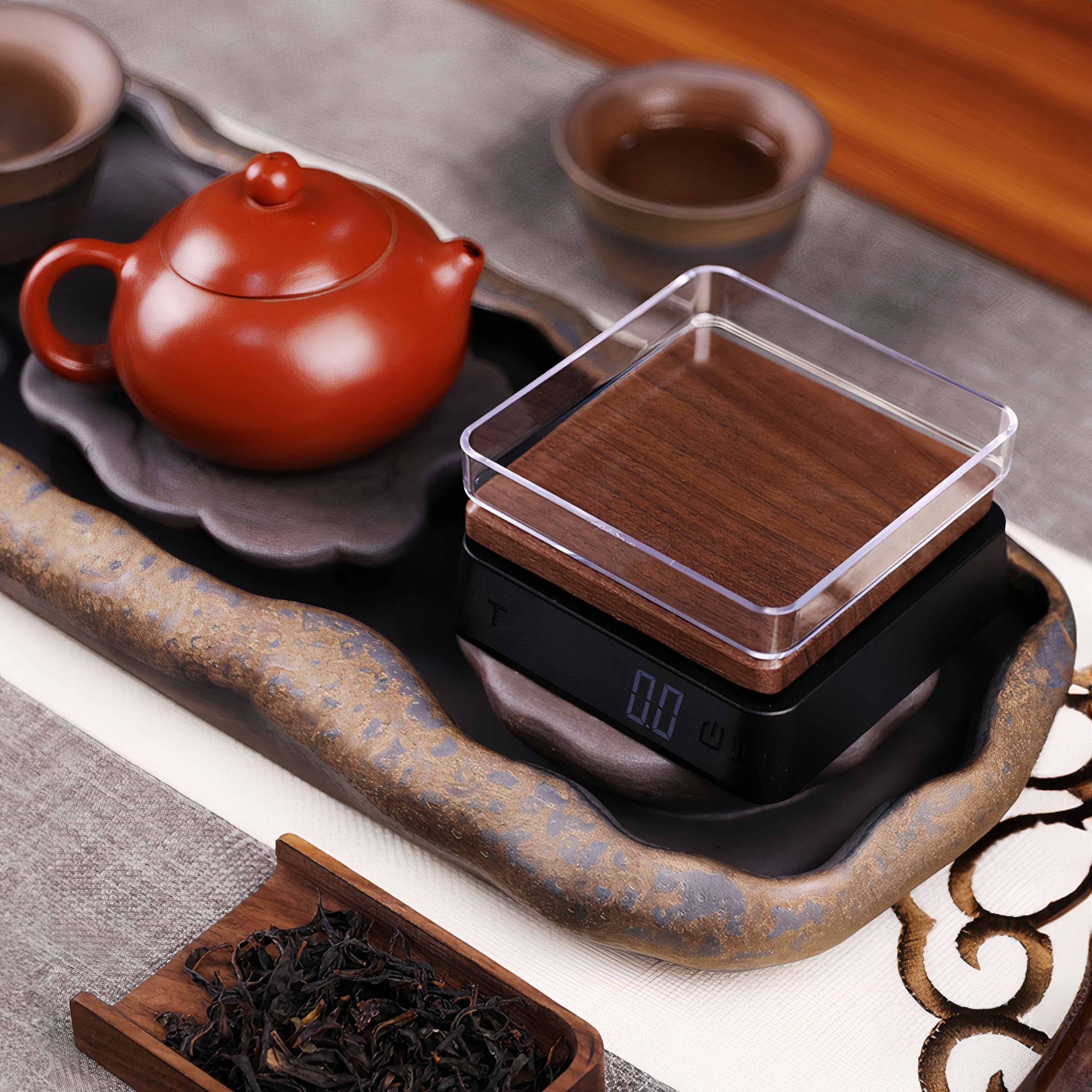Solid Wood Electronic Scale for Tea and Coffee - Lastaforest