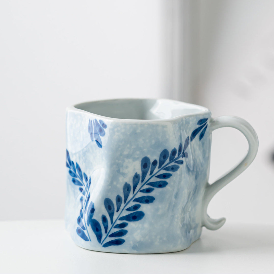 Hand-Painted Ceramic Coffee Mug