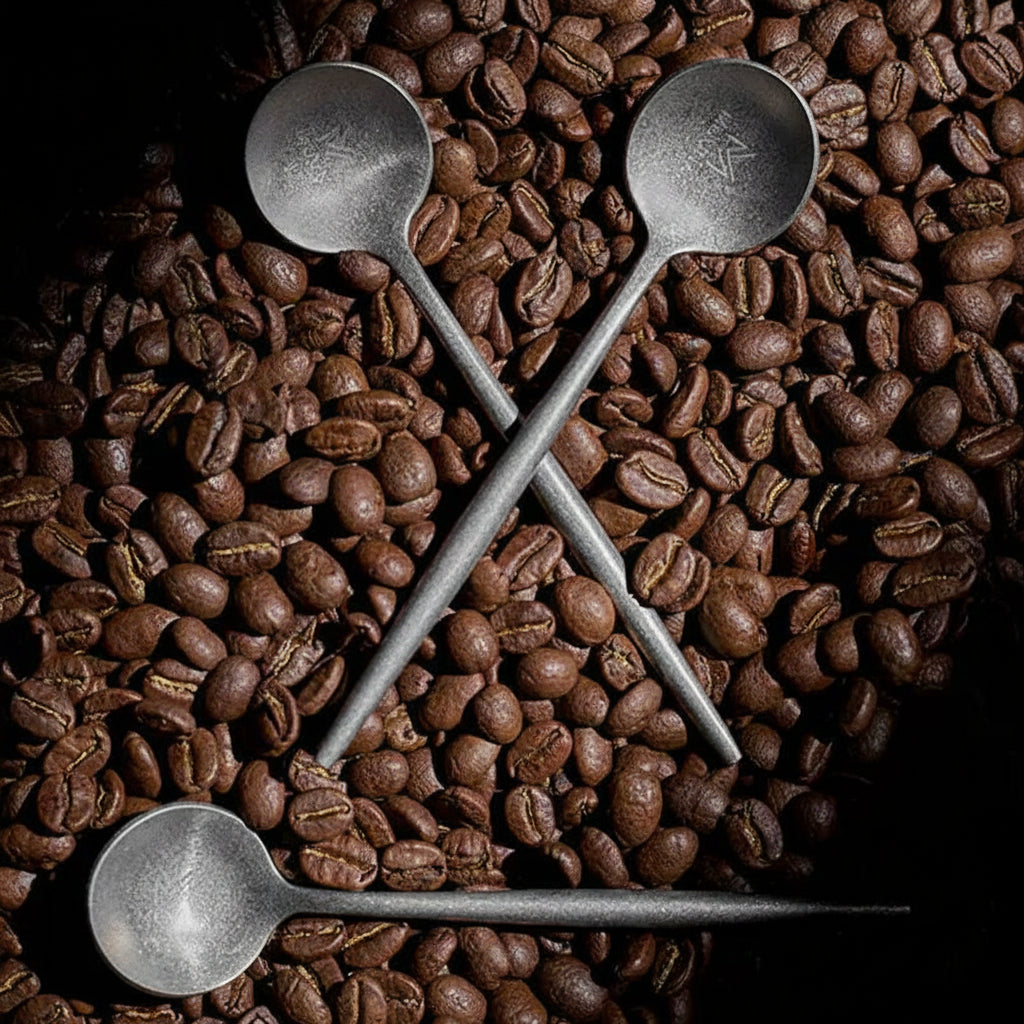 MUVNA espresso spoon stainless steel mixing spoon creative small spoon seasoning spoon long handle spoon