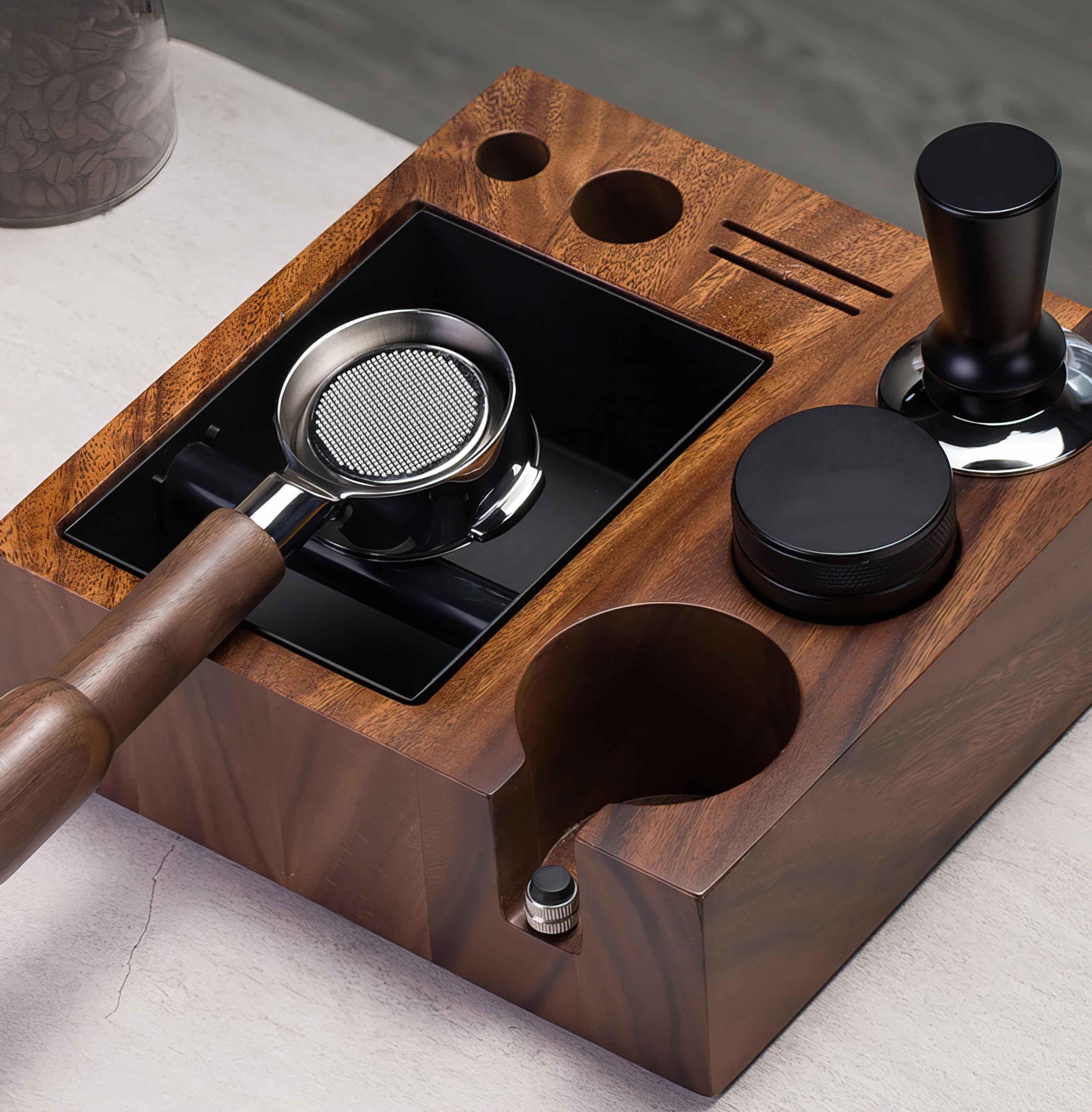 Espresso Coffee Organizer Box For Barista - Thumbnail 2