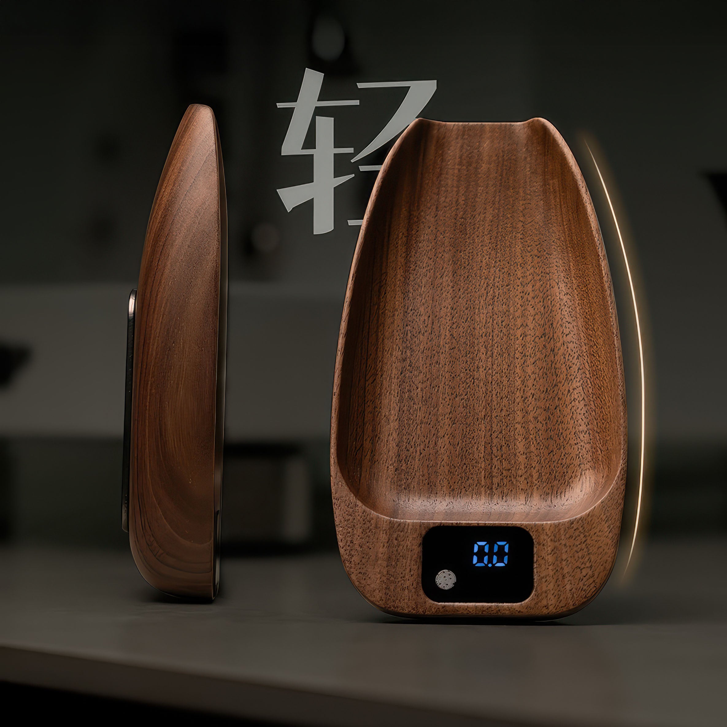 Walnut Wood Coffee Scale for Espresso - Thumbnail 4