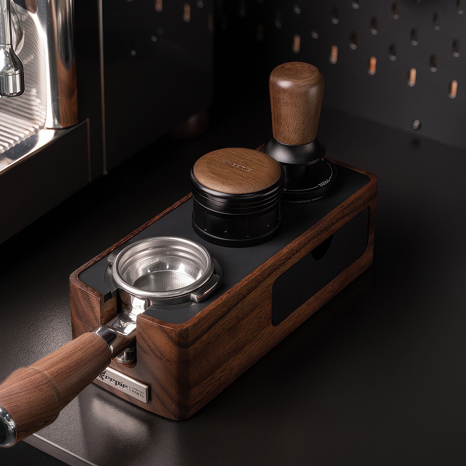 Barista Stampfstation Kaffee-Arbeitsplatz