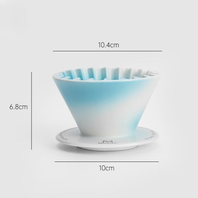 Cake V60 Filter Cup - Flat Bottom Ceramic Dripper