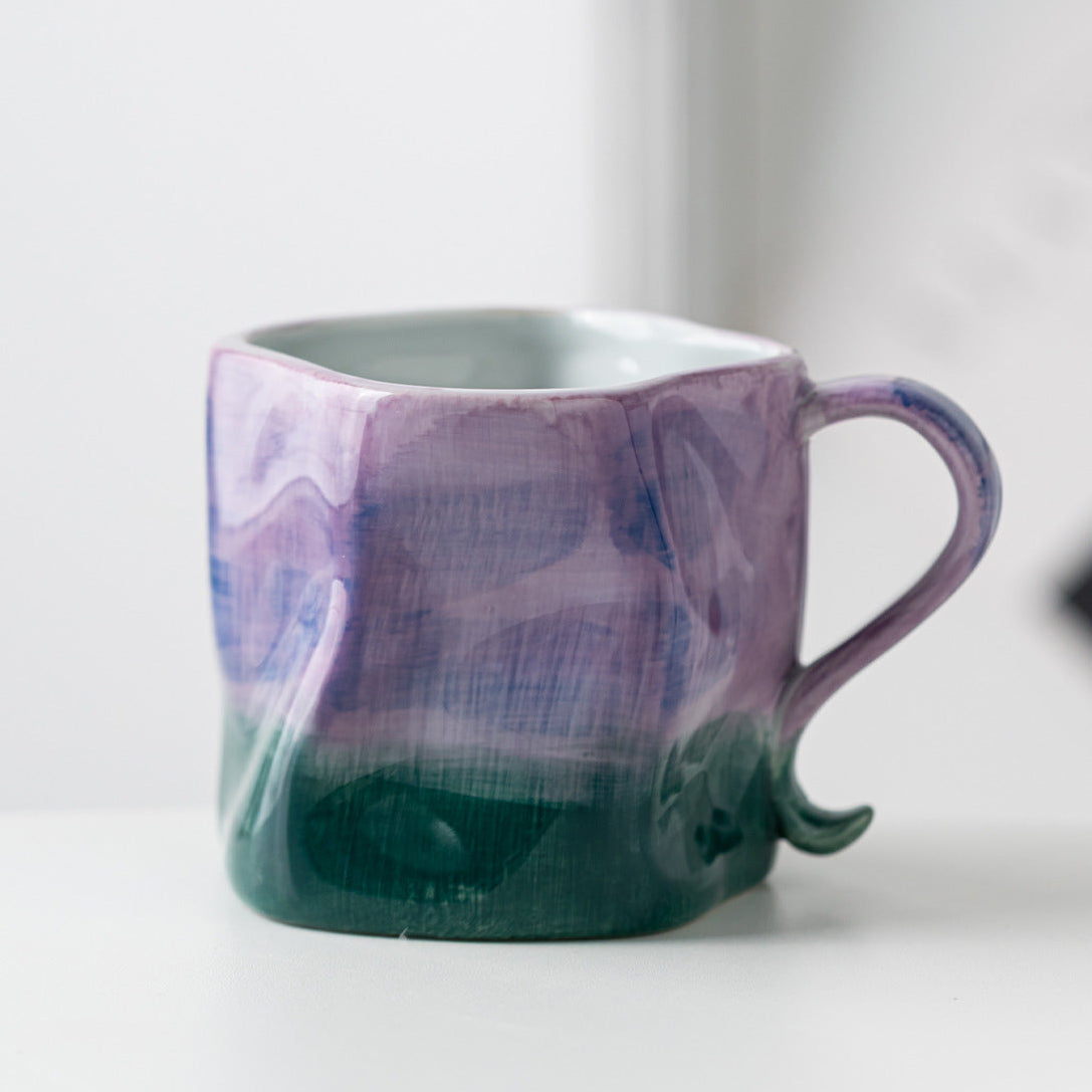 Hand-Painted Ceramic Coffee Mug