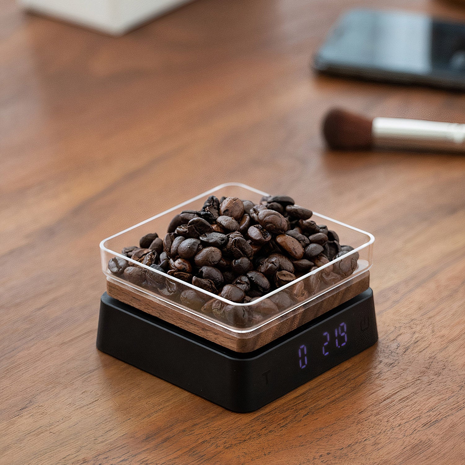 Solid Wood Electronic Scale for Tea and Coffee - Thumbnail 3