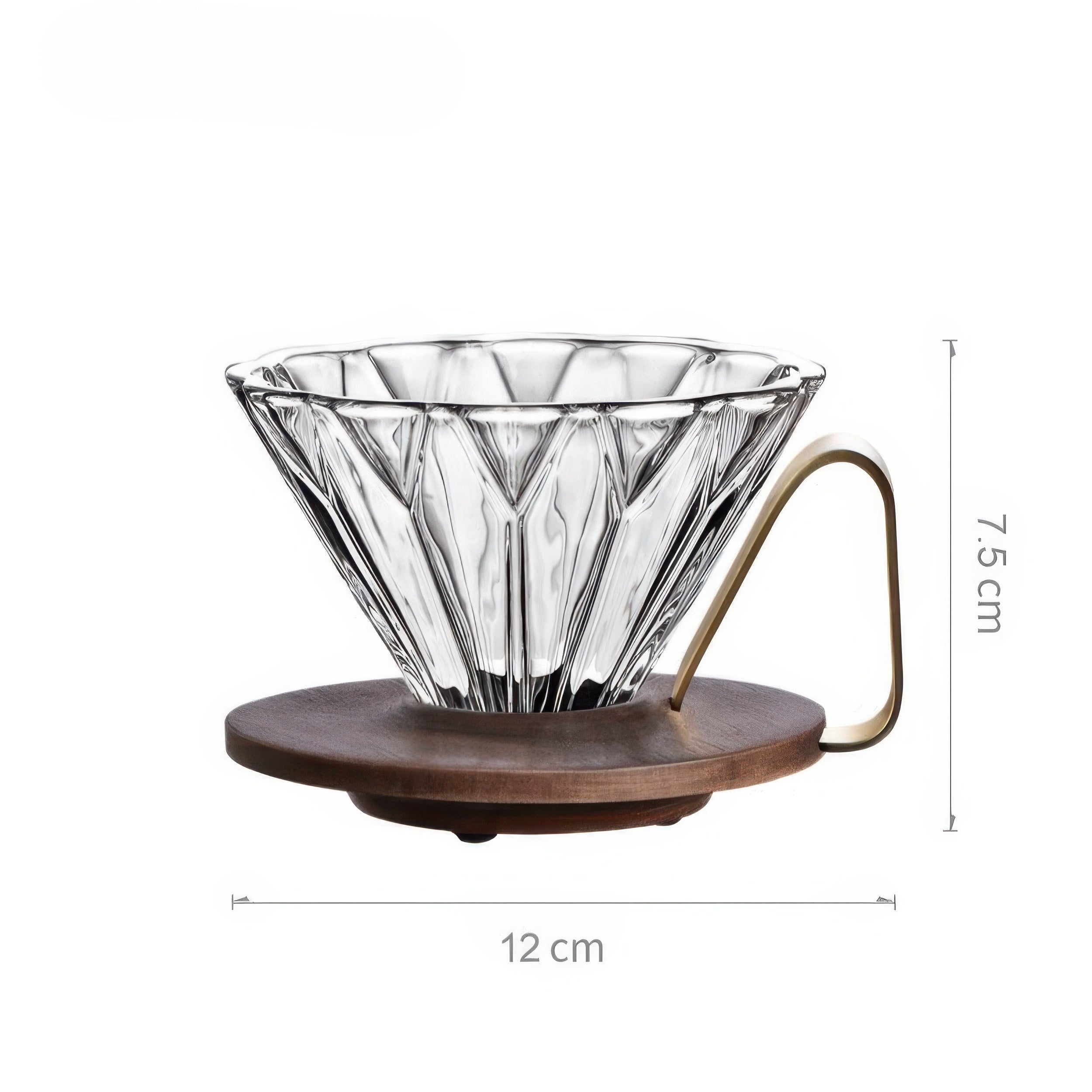 Prisma Walnut Pour-Over Dripper