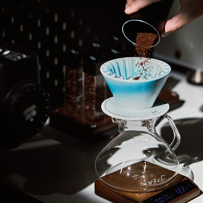 Cake V60 Filter Cup - Flat Bottom Ceramic Dripper