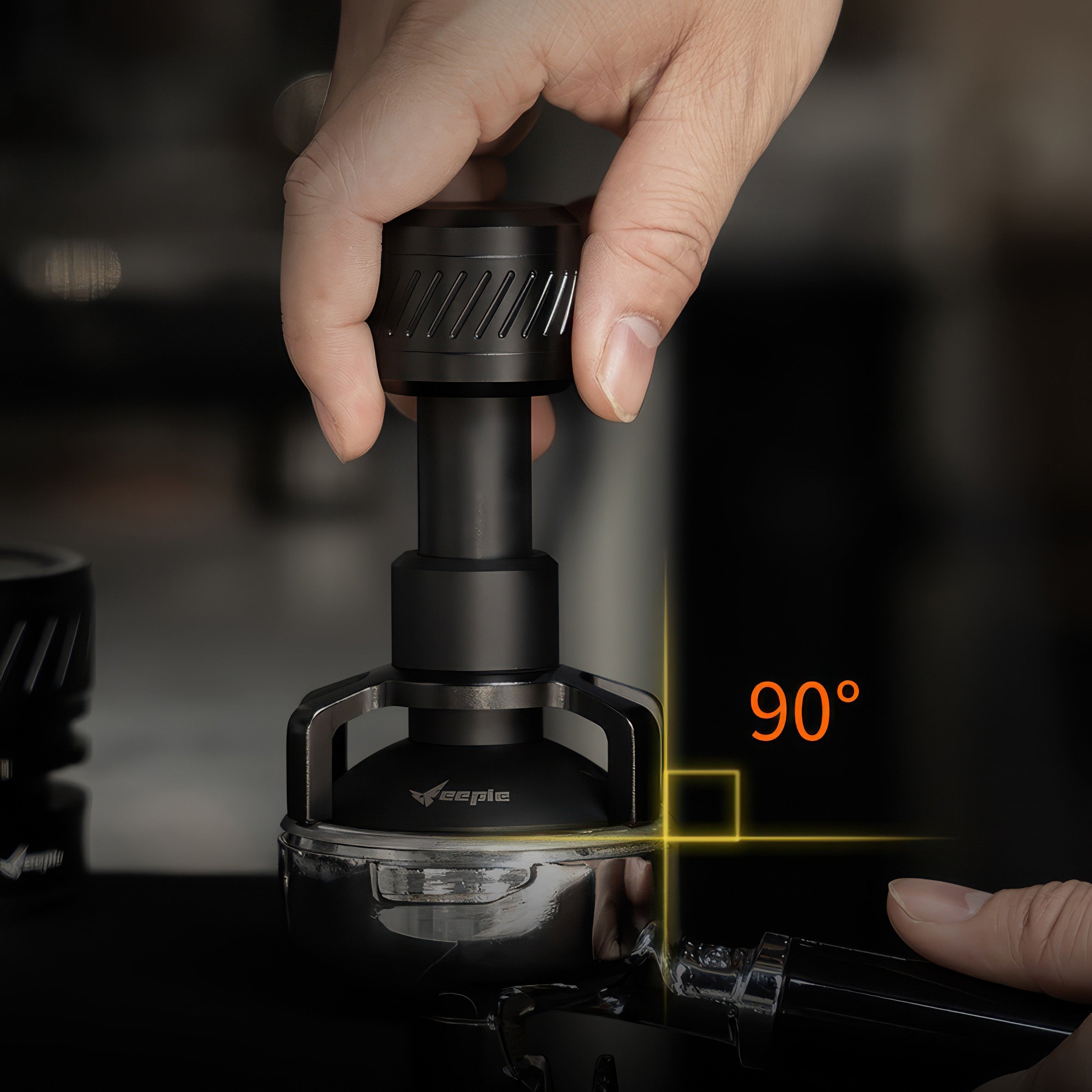 Constant Pressure Espresso Tamper Sound Feedback