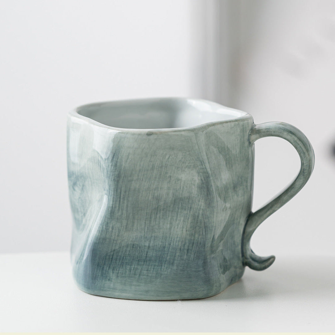 Hand-Painted Ceramic Coffee Mug