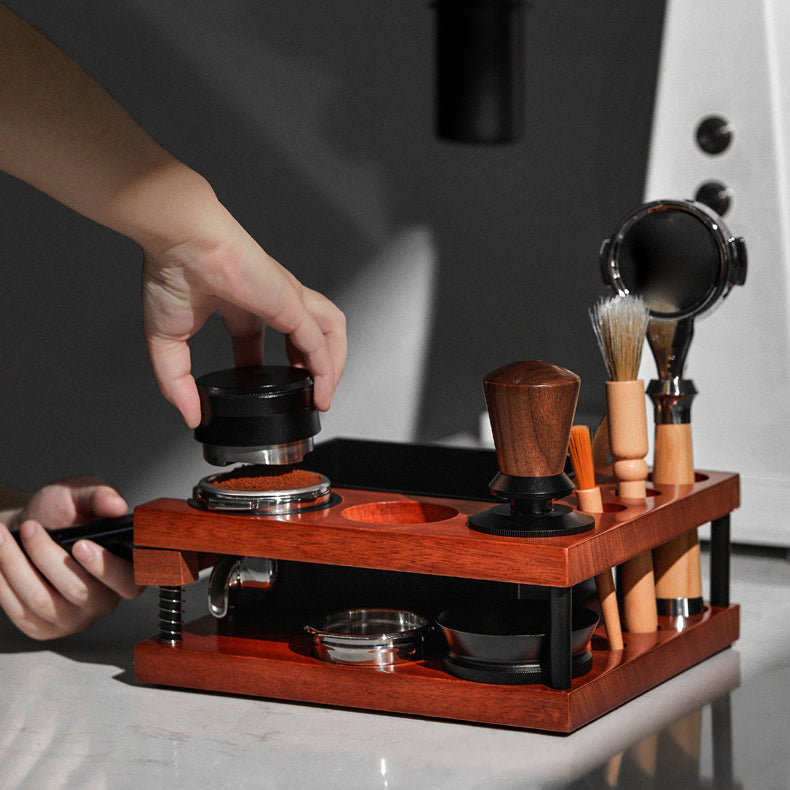 Multifunctional Coffee Tamper Station For Tamper Distributor And Accessories - Lastaforest