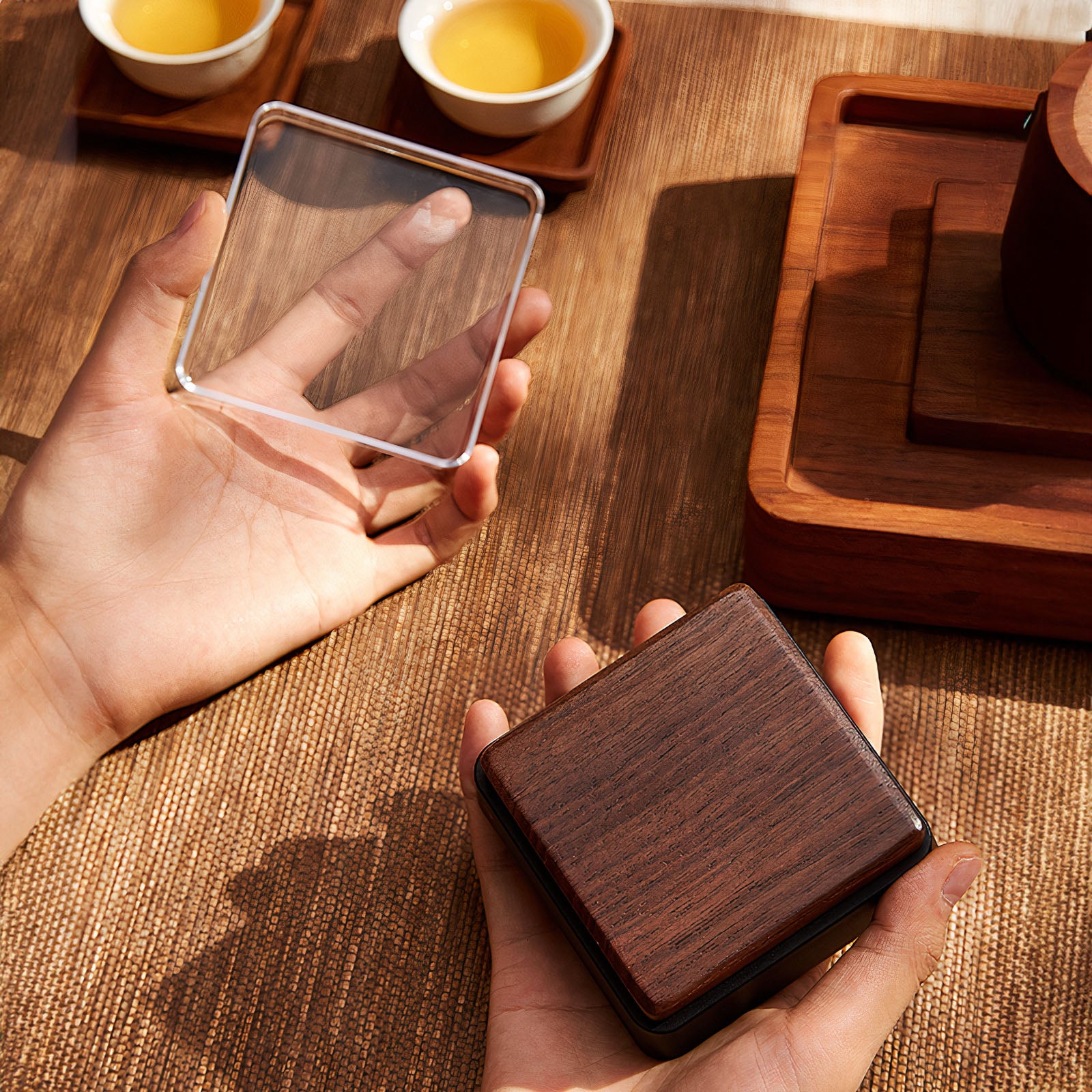 Solid Wood Electronic Scale for Tea and Coffee - Lastaforest