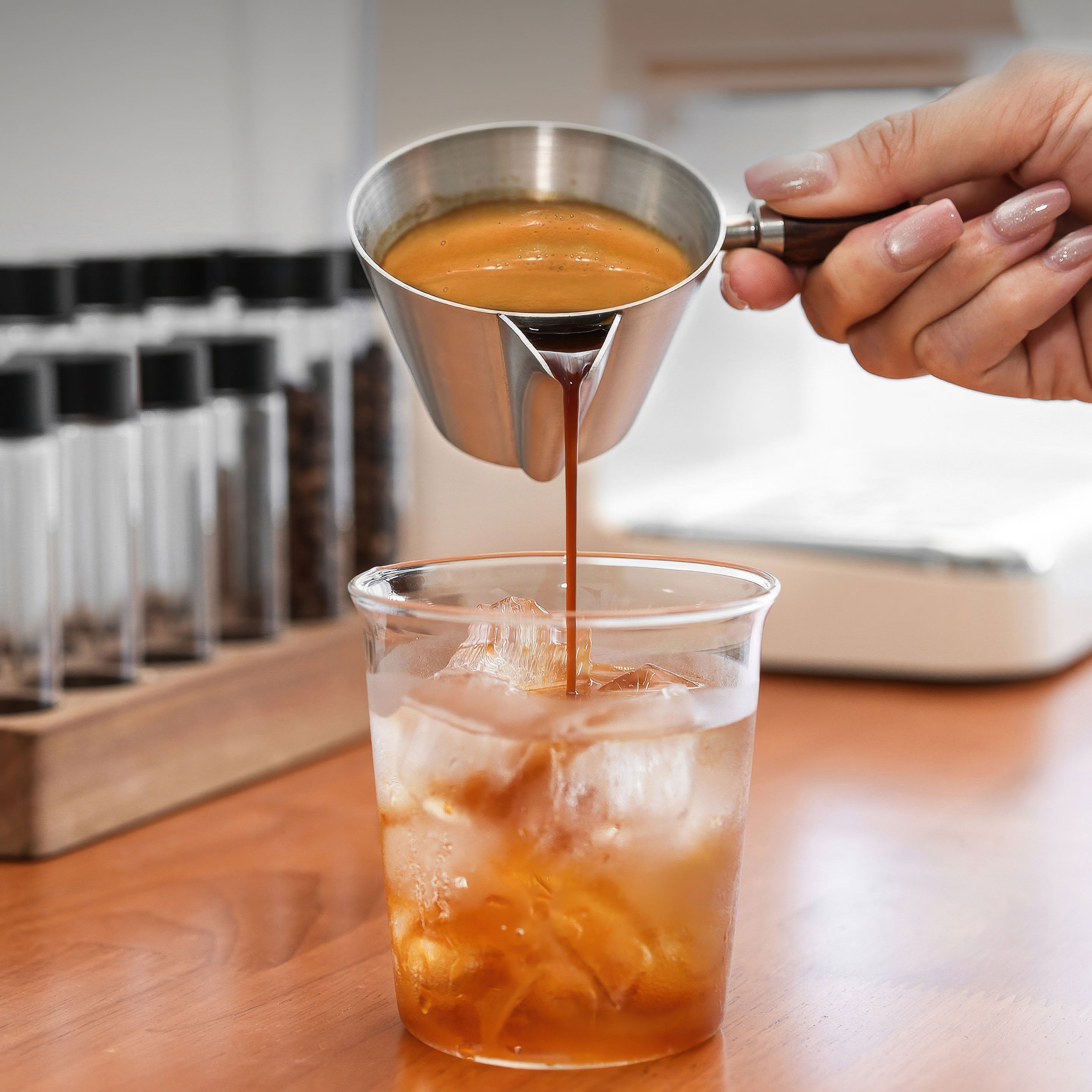 Espresso-Extraktionsmessbecher