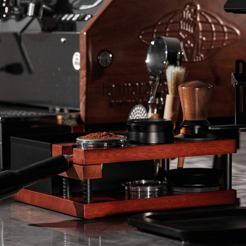 Multifunctional Coffee Tamper Station For Tamper Distributor And Accessories - Lastaforest