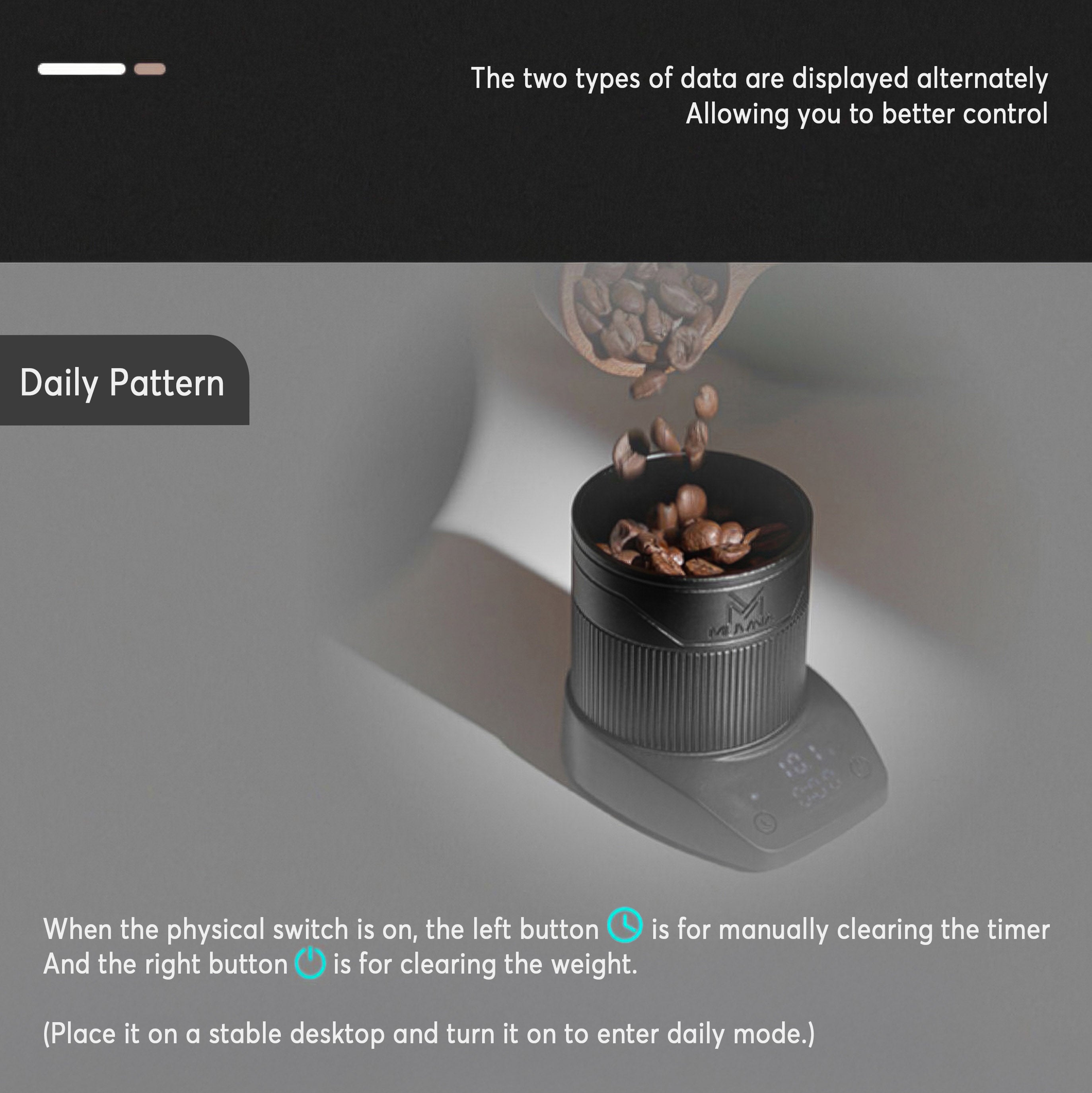 Portable Espresso Scale - Mini Electronic - Lastaforest