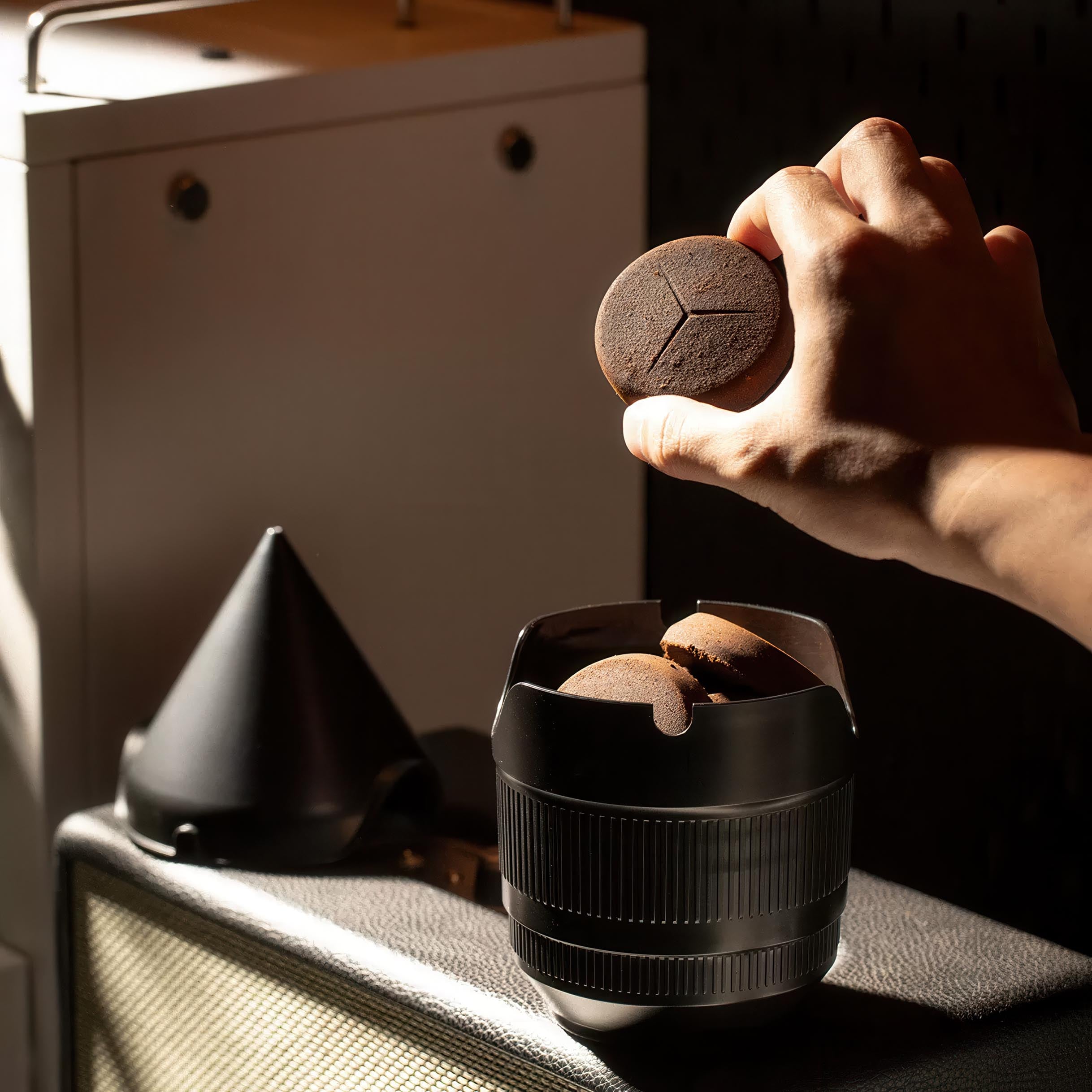 Auffangschale für Pour-Over & Aschenbecher – Kaffeesatz- und Filterentsorgung