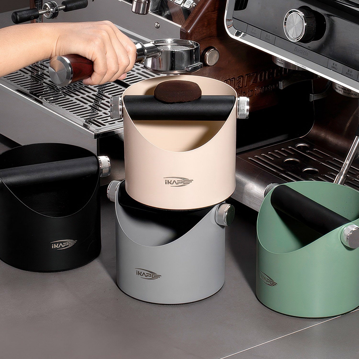 Kaffeeklopfbehälter für Heimbaristas