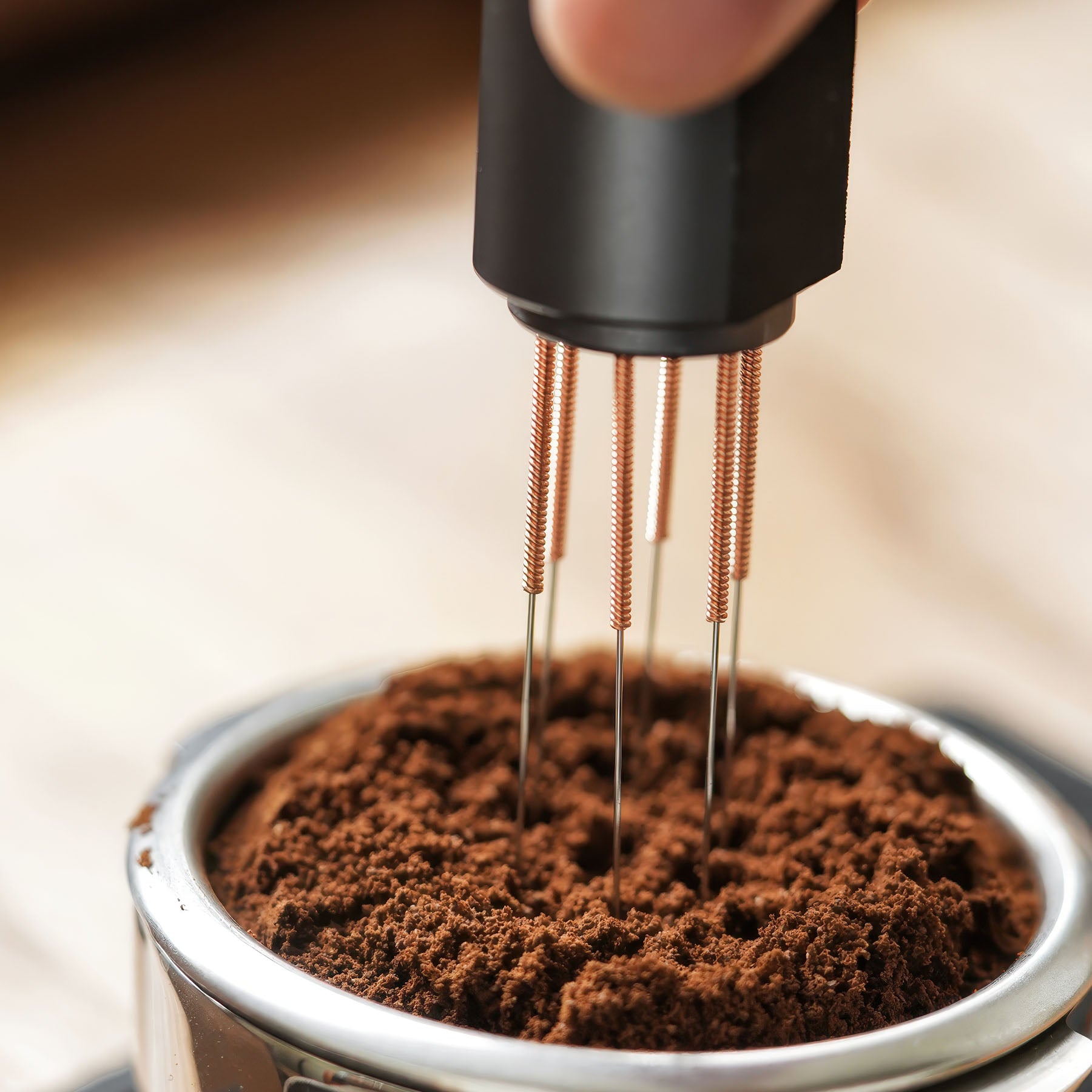 3dArash WDT Coffee Tool With Floor-Standing Holder - Espresso Stirrer For Sage, De'Longhi, Aeropress & More
