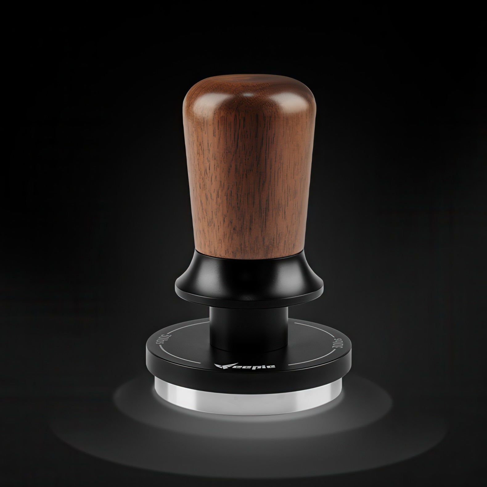 Walnut Coffee Tamper Balanced Design