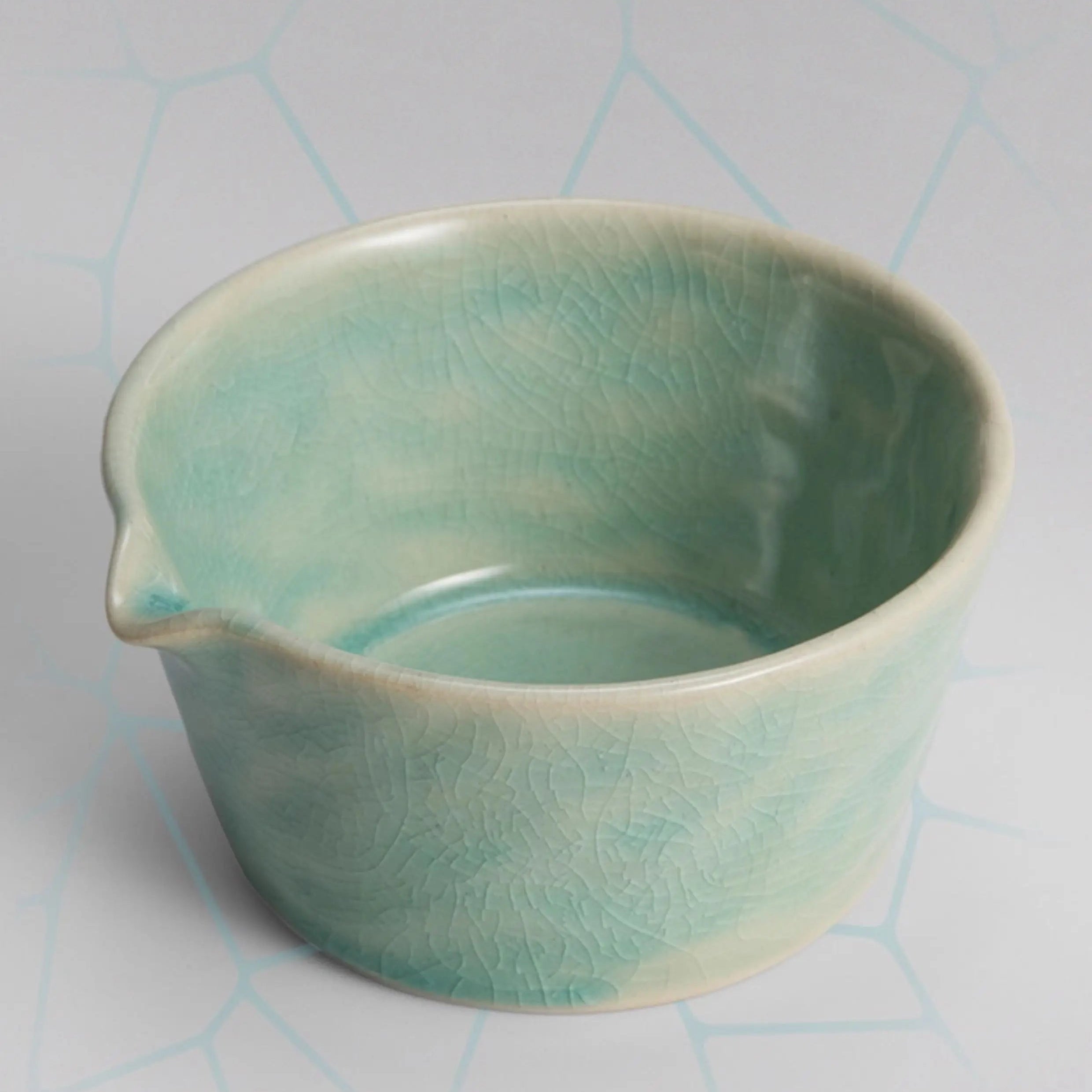 MUVNA espresso cup, ceramic ice crackle, ounce cup, measuring cup, smell tasting cup