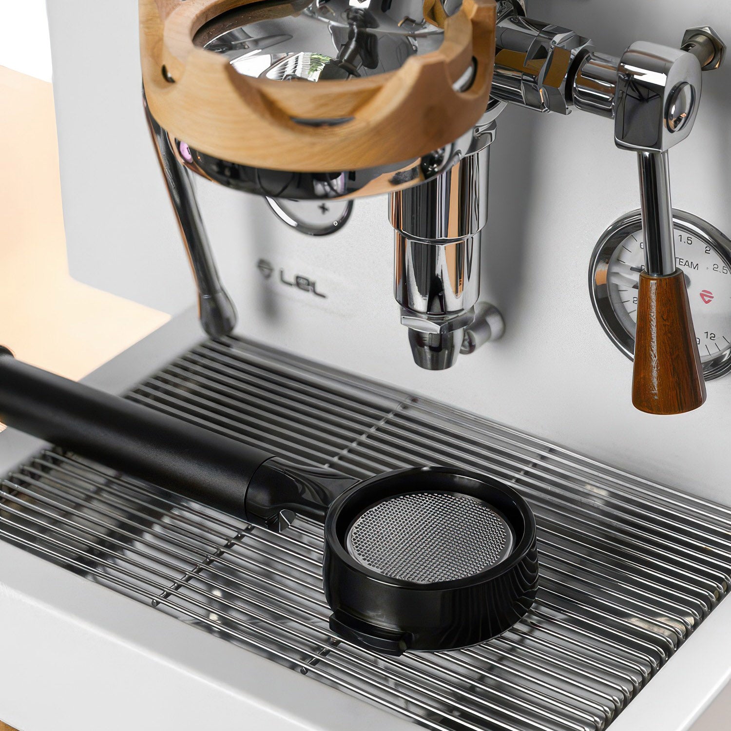 Porte-filtre bottomless à fond plat - extraction haute efficacité
