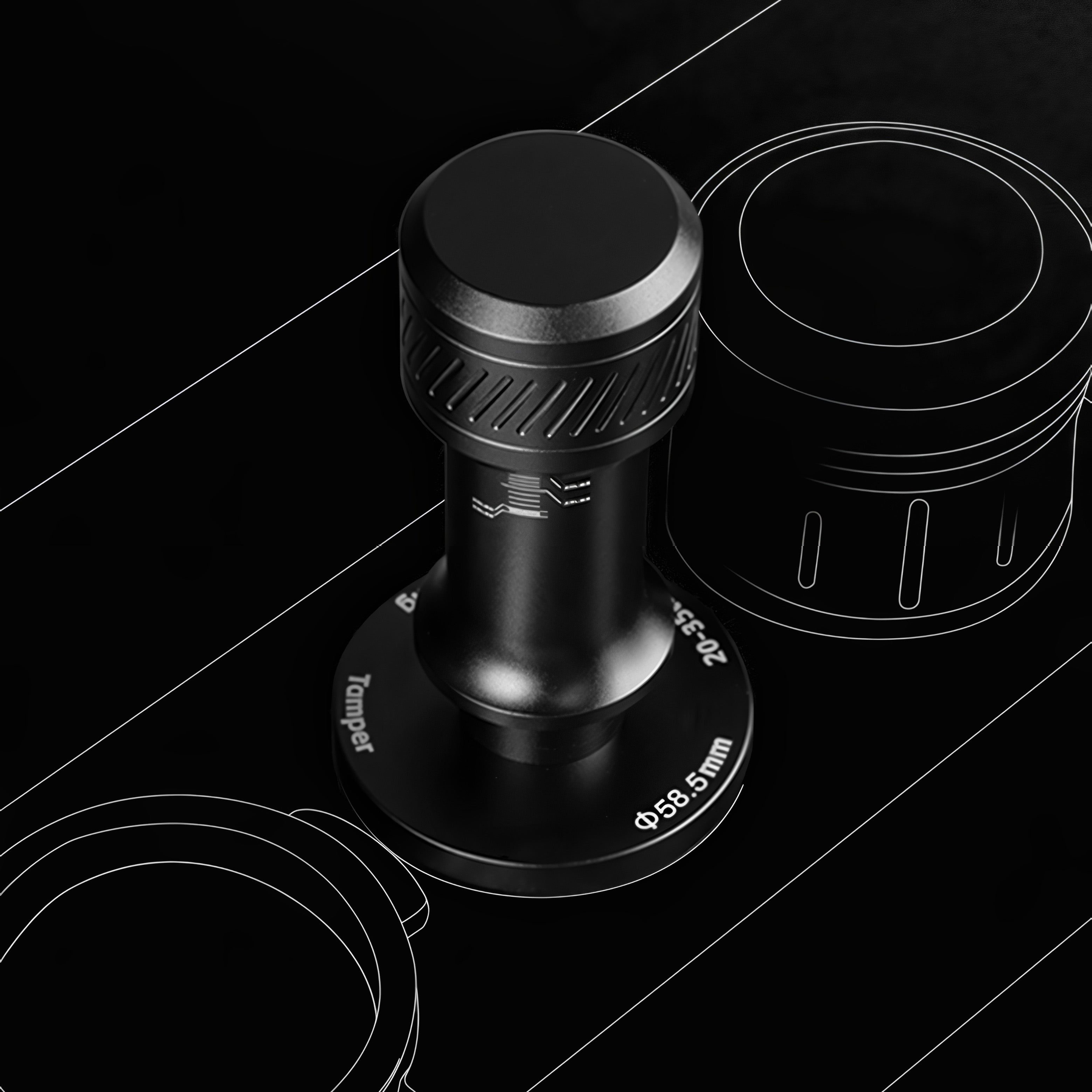 Thor Adjustable Pressure Coffee Tamper 20-35 Ibs - Lastaforest