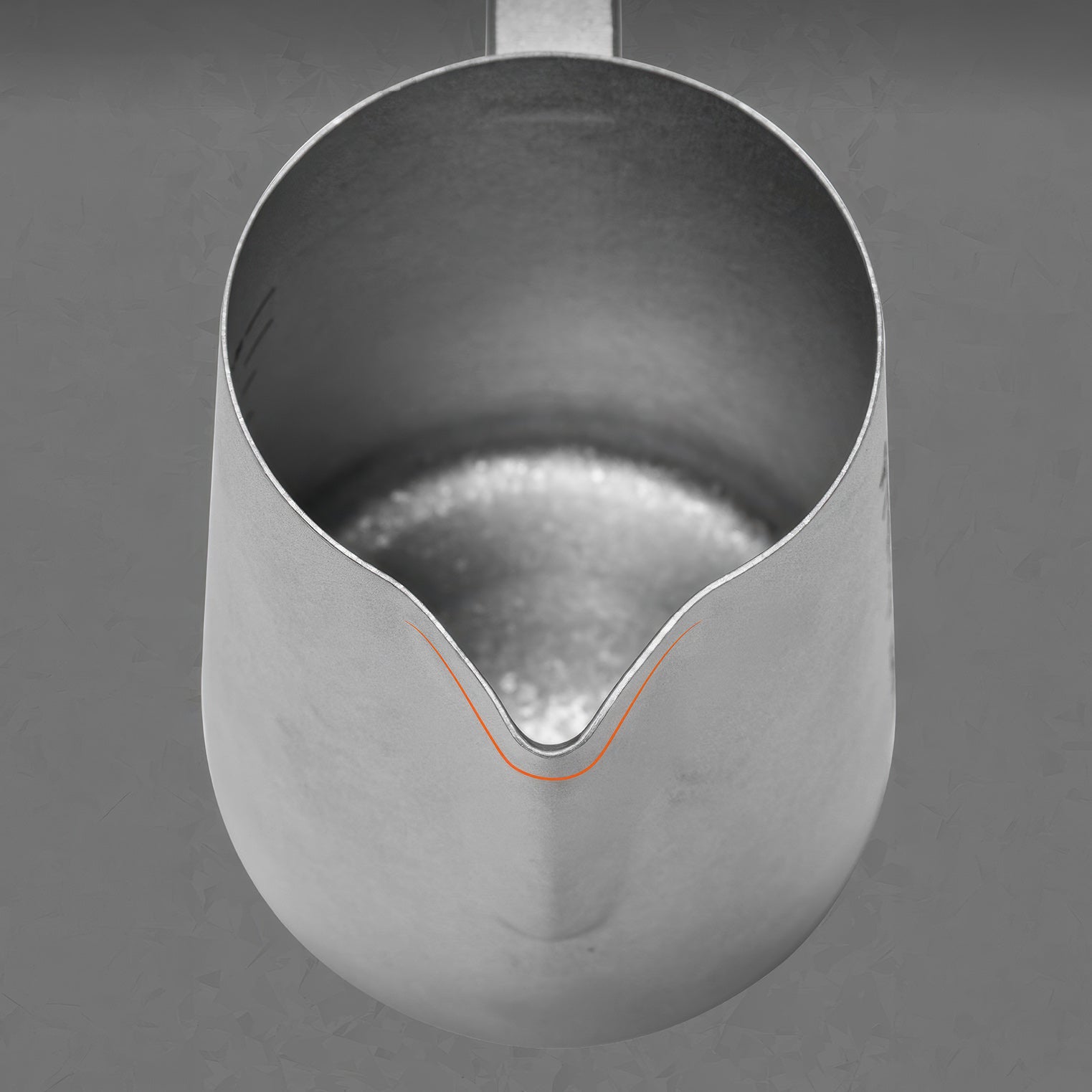 Aurora Crystal Titanium Latte Pitcher