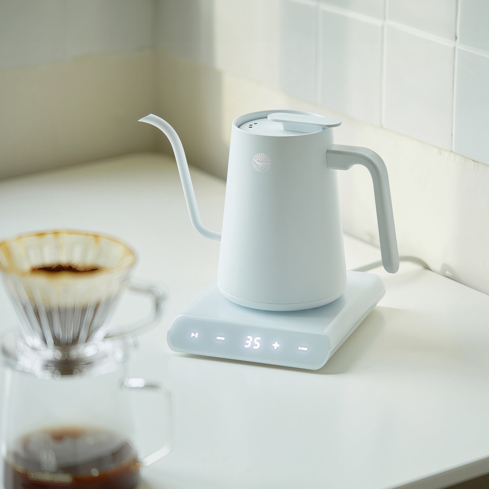 Electric Hand Brewed Coffee Kettle with Temperature Control - Cafe De Kona - Lastaforest