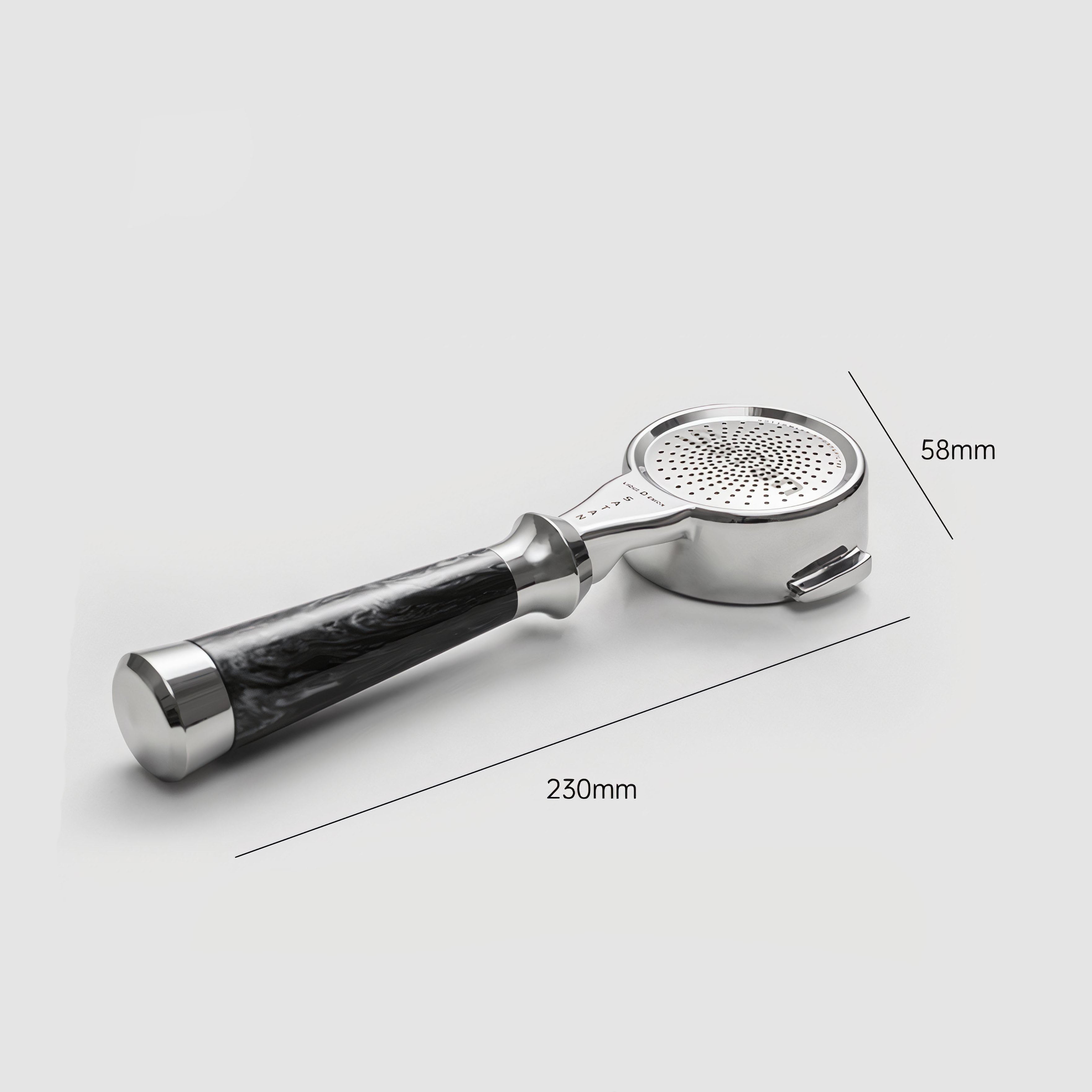 High Extraction Basket Italian Handle Bottomed Portafilter 58mm - MUVNA - Lastaforest