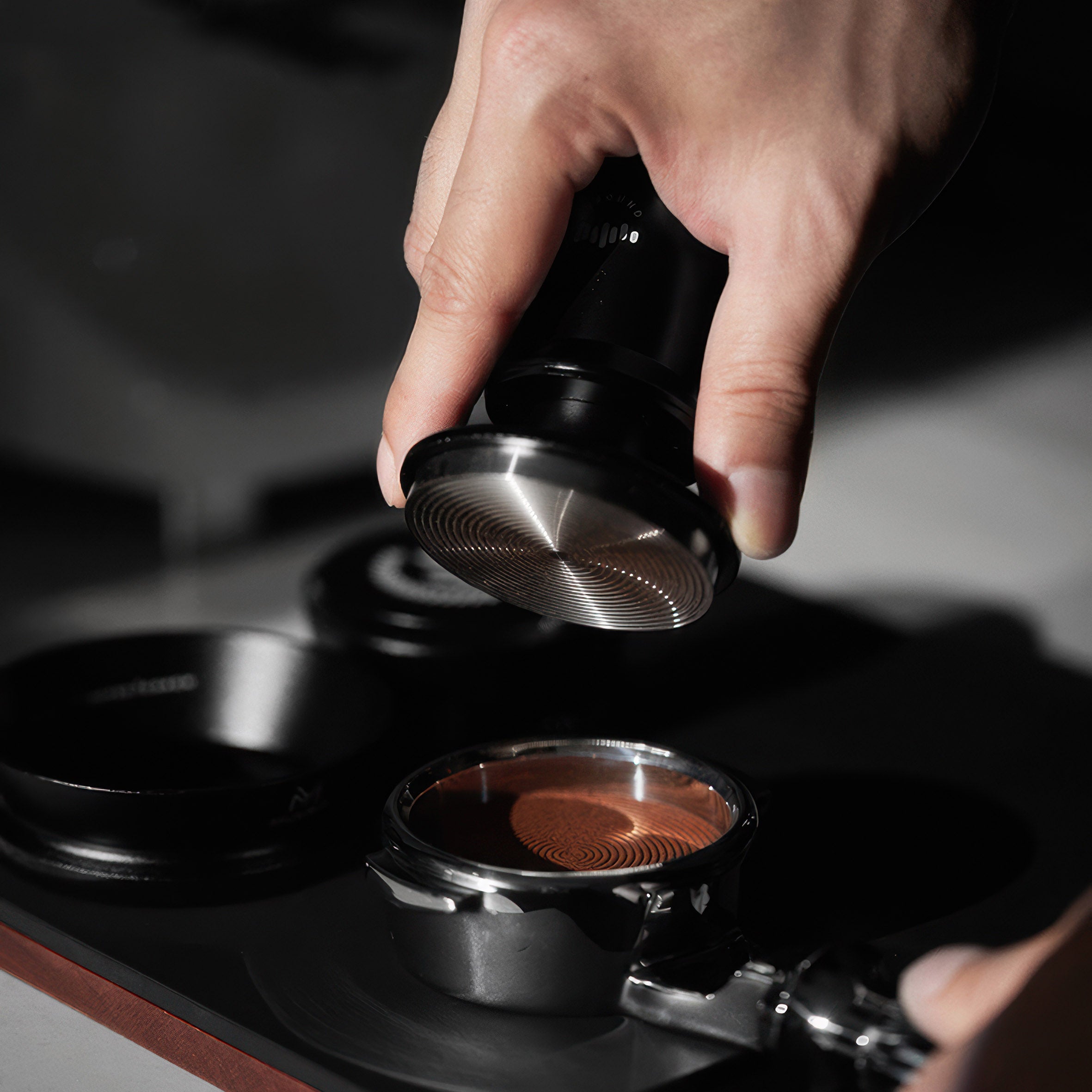 Electronically Adjustable Tamper 58mm - MUVNA - Lastaforest