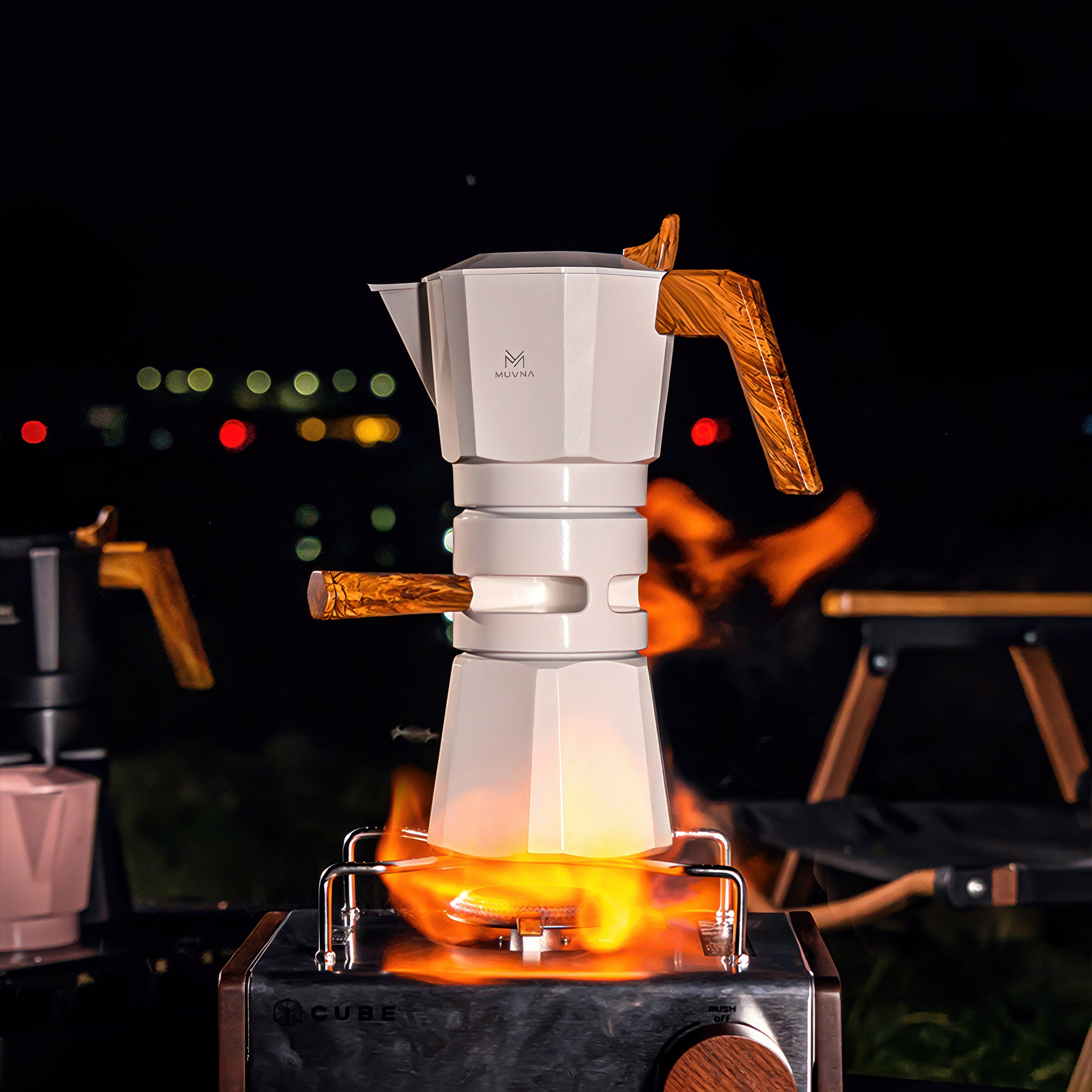 High Pressure Double Valve Concentrated Coffee Moka Pot - MUVNA - Lastaforest
