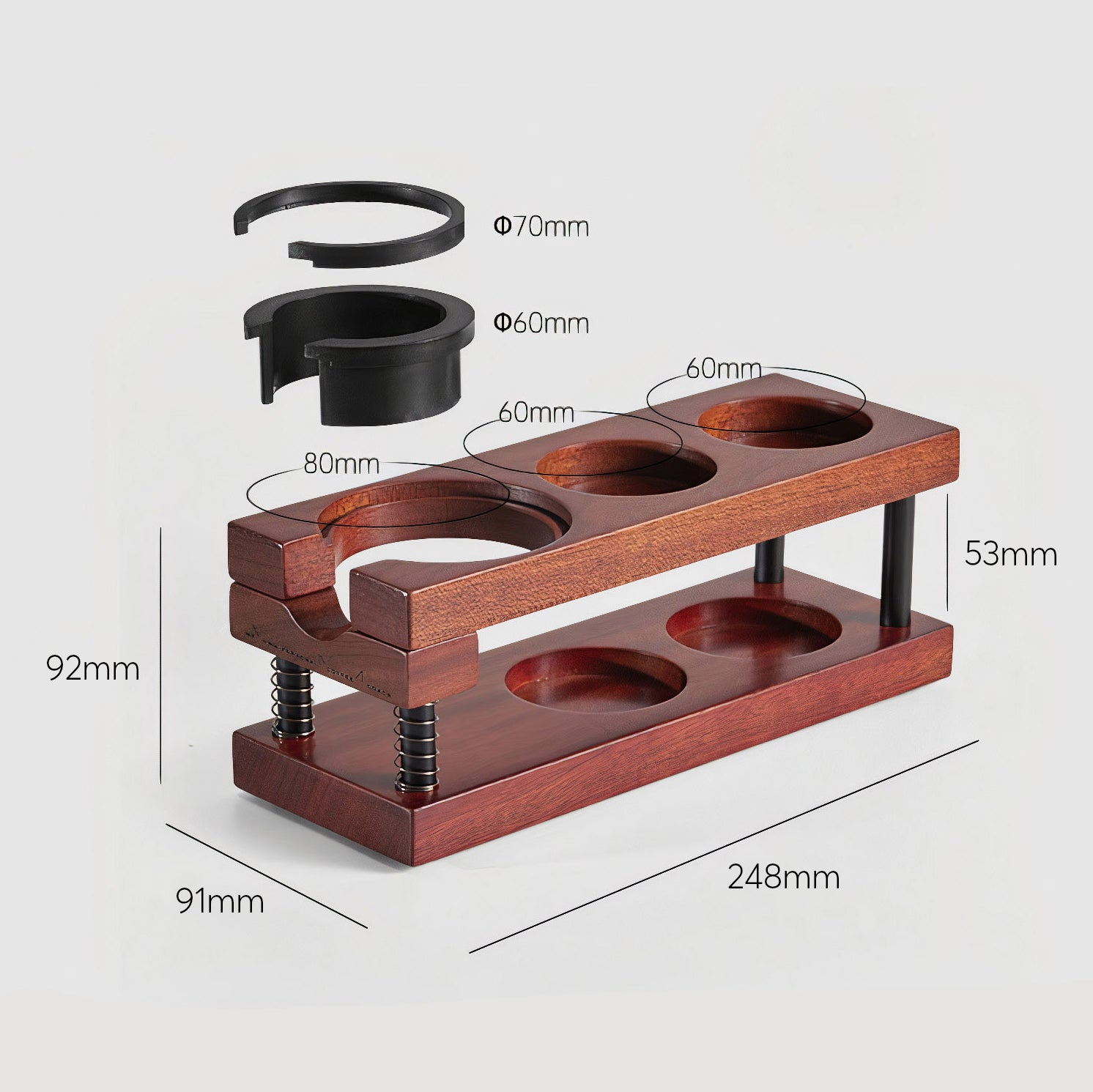 Espresso Coffee Tamper Holder with Spring Feedback - Lastaforest