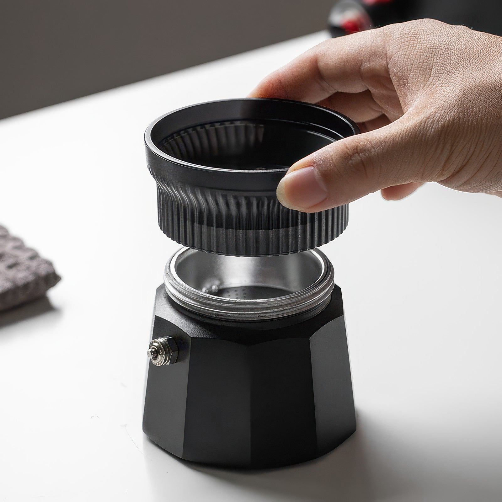 Moka Pot Coffee Ground Leveler & Distribution Tool