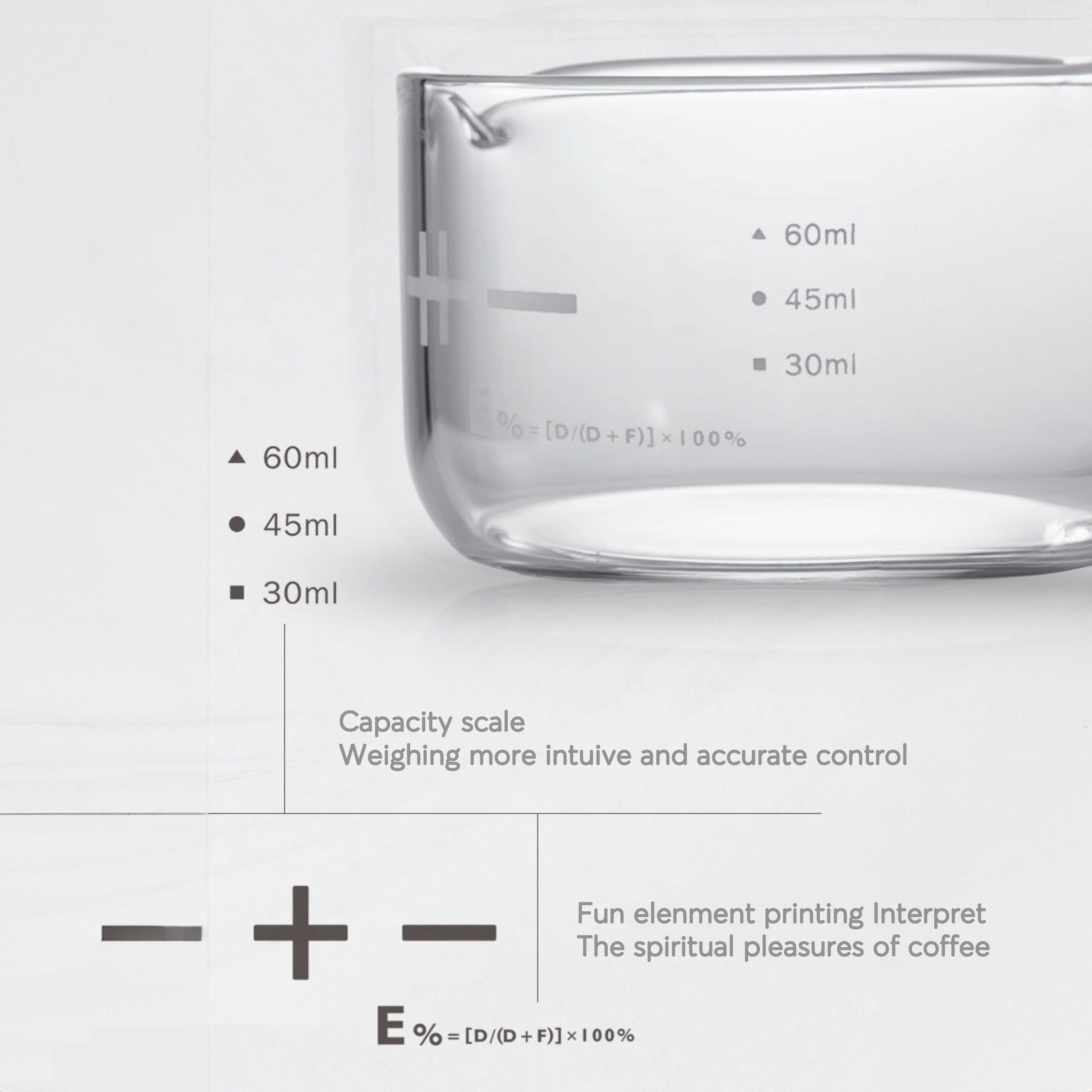 Espresso Shot Glass with Measuring Scale - MUVNA - Lastaforest