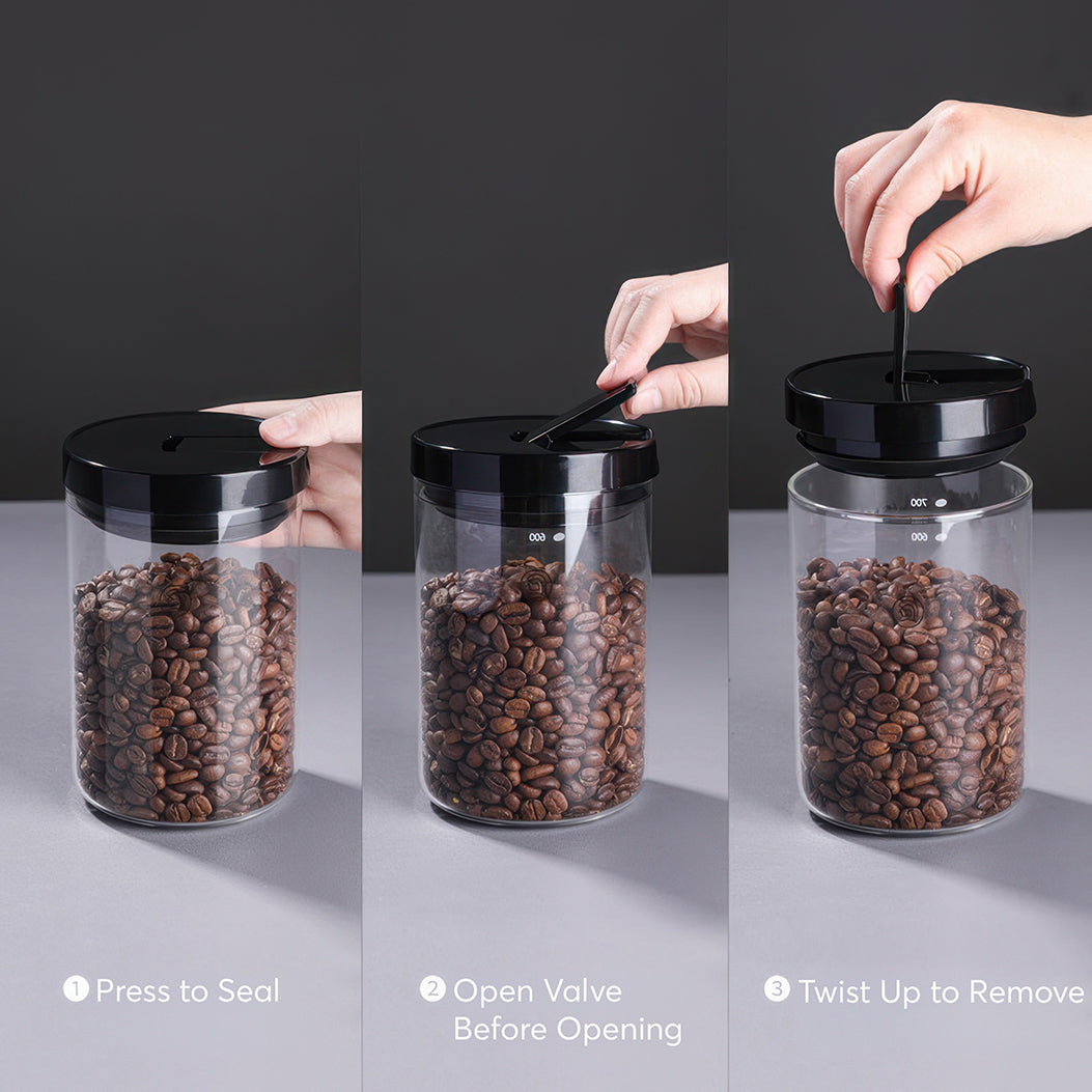 Airtight Coffee Bean Storage Jar