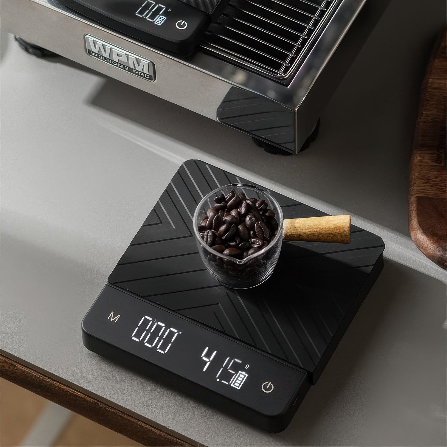 FlowSync Coffee Scale - 0.1g Precision,  Built-In Timer
