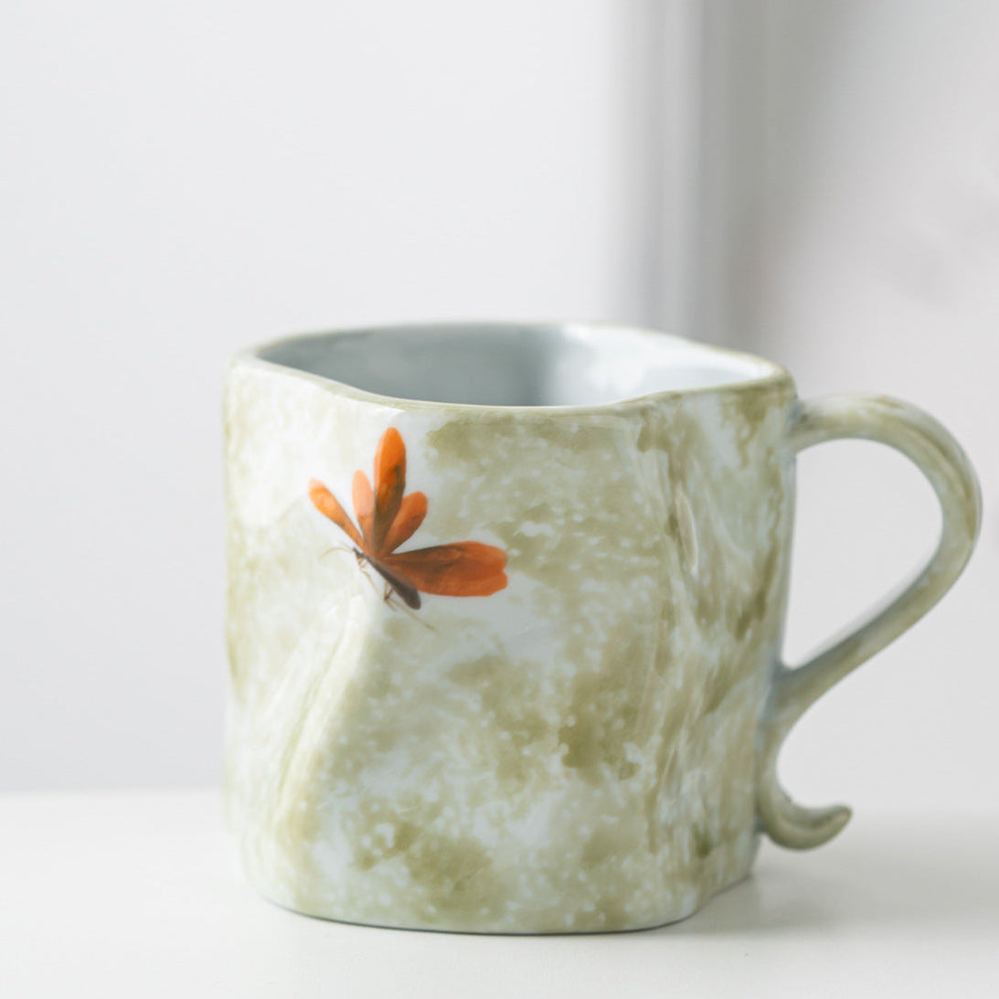 Hand-Painted Ceramic Coffee Mug