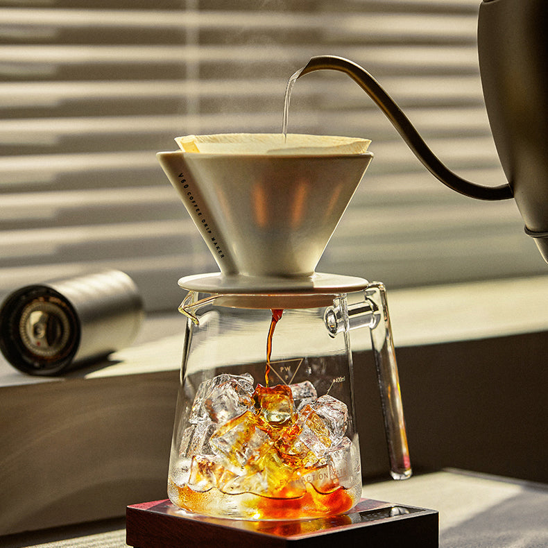 V60 Ceramic Pour Over Coffee Dripper with Sharing Pot - MUVNA - Lastaforest