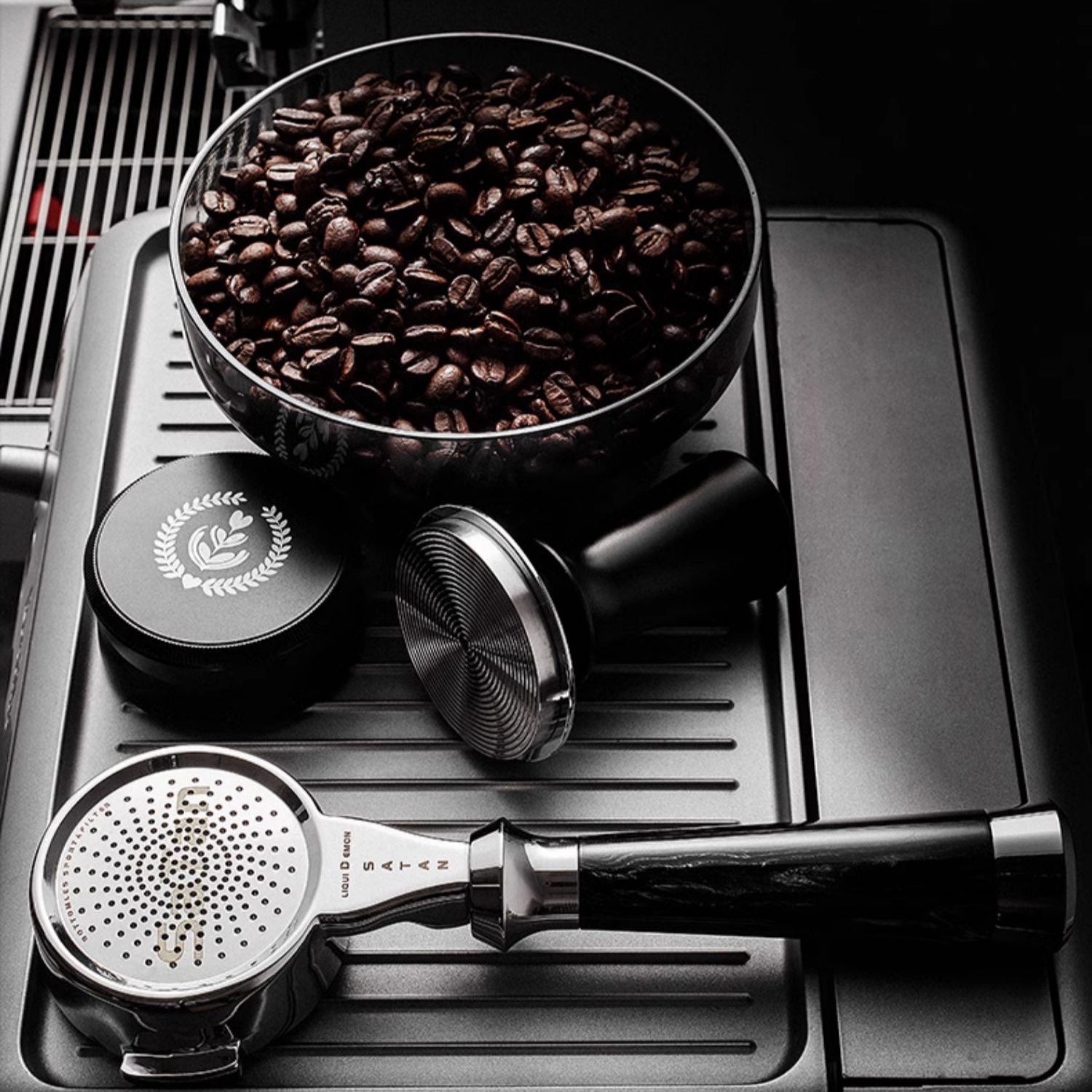 High Extraction Basket Italian Handle Bottomed Portafilter 58mm - MUVNA - Lastaforest