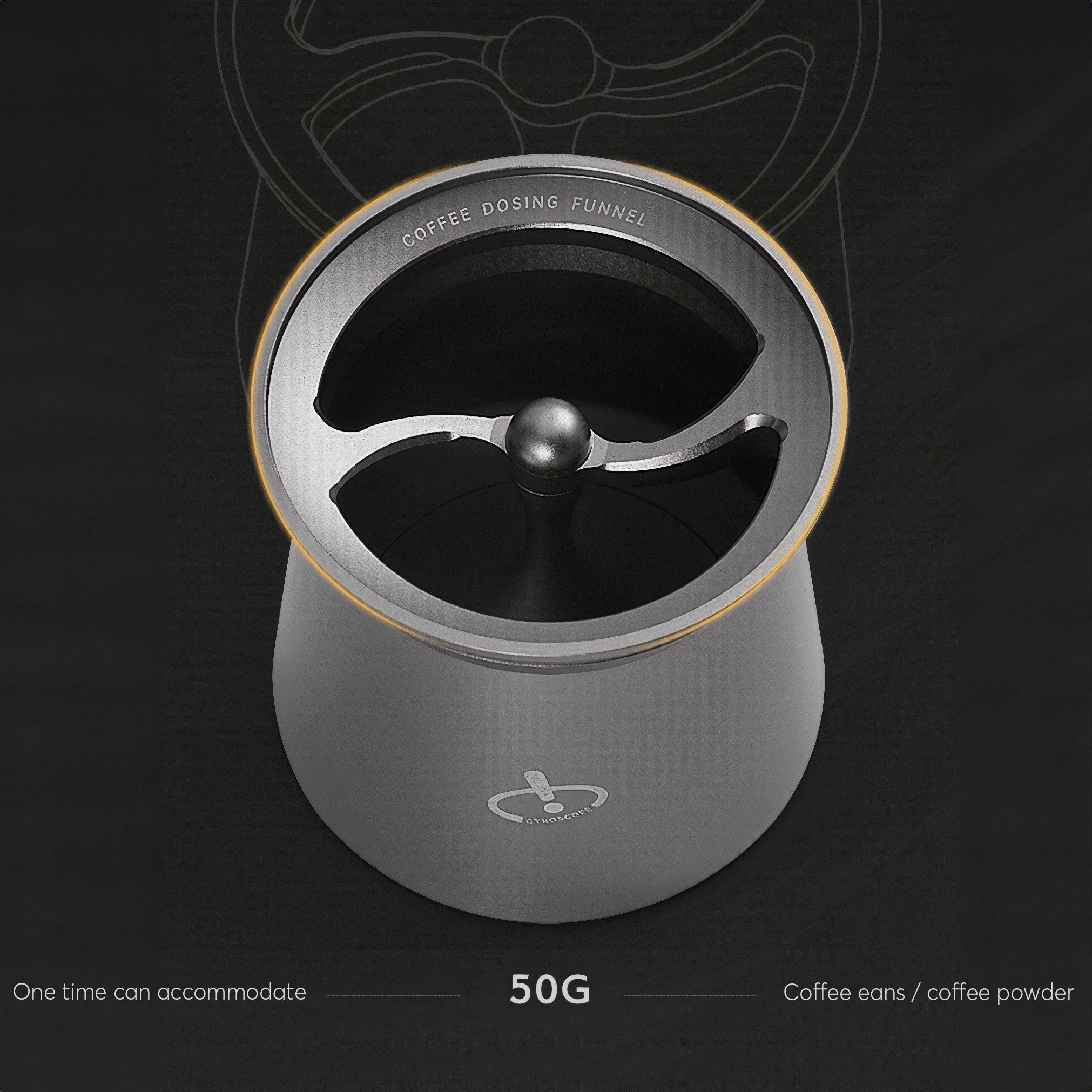 Stainless Steel Magnetic Dosing Cup 58MM - Thumbnail 3