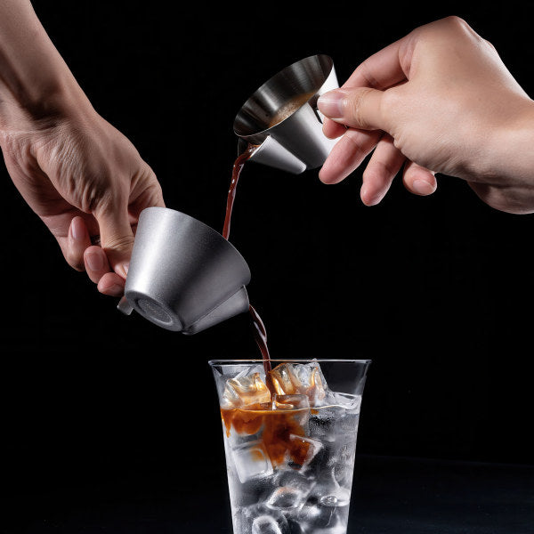 Stainless Steel Espresso Cup with Filter - Thumbnail 5