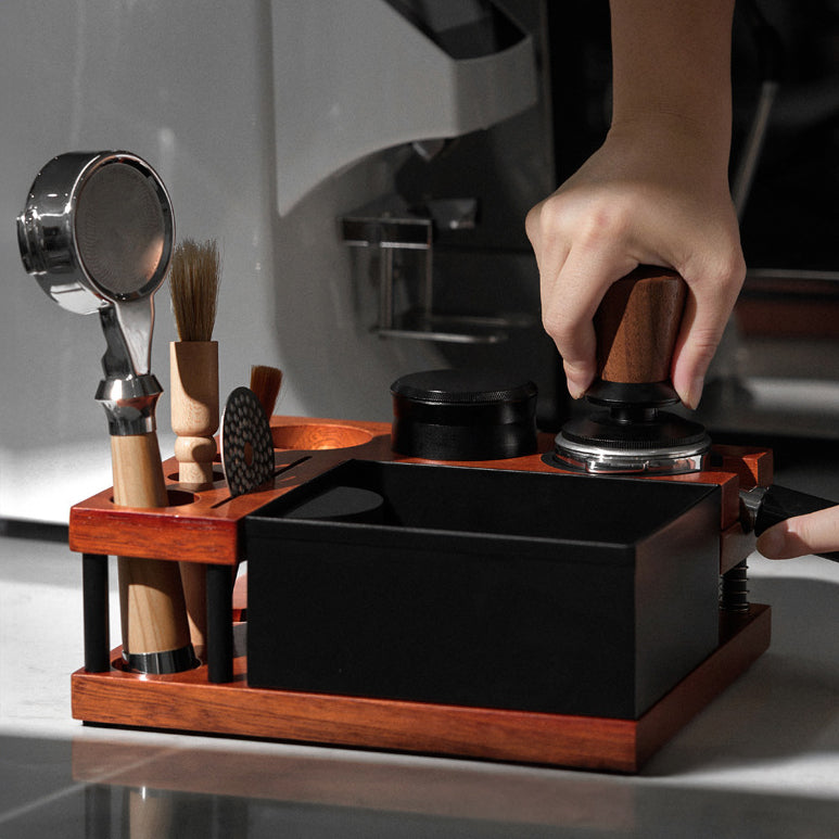 Multifunctional Coffee Tamper Station For Tamper Distributor And Accessories - Lastaforest