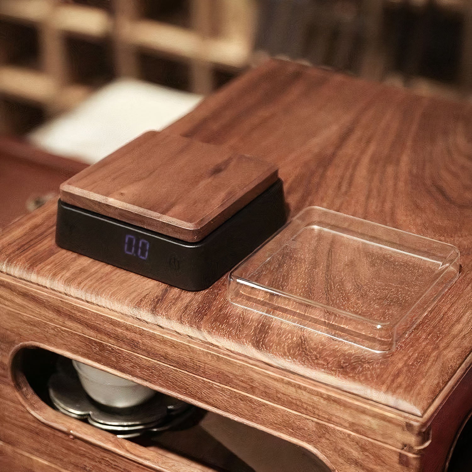 Solid Wood Electronic Scale for Tea and Coffee - Lastaforest