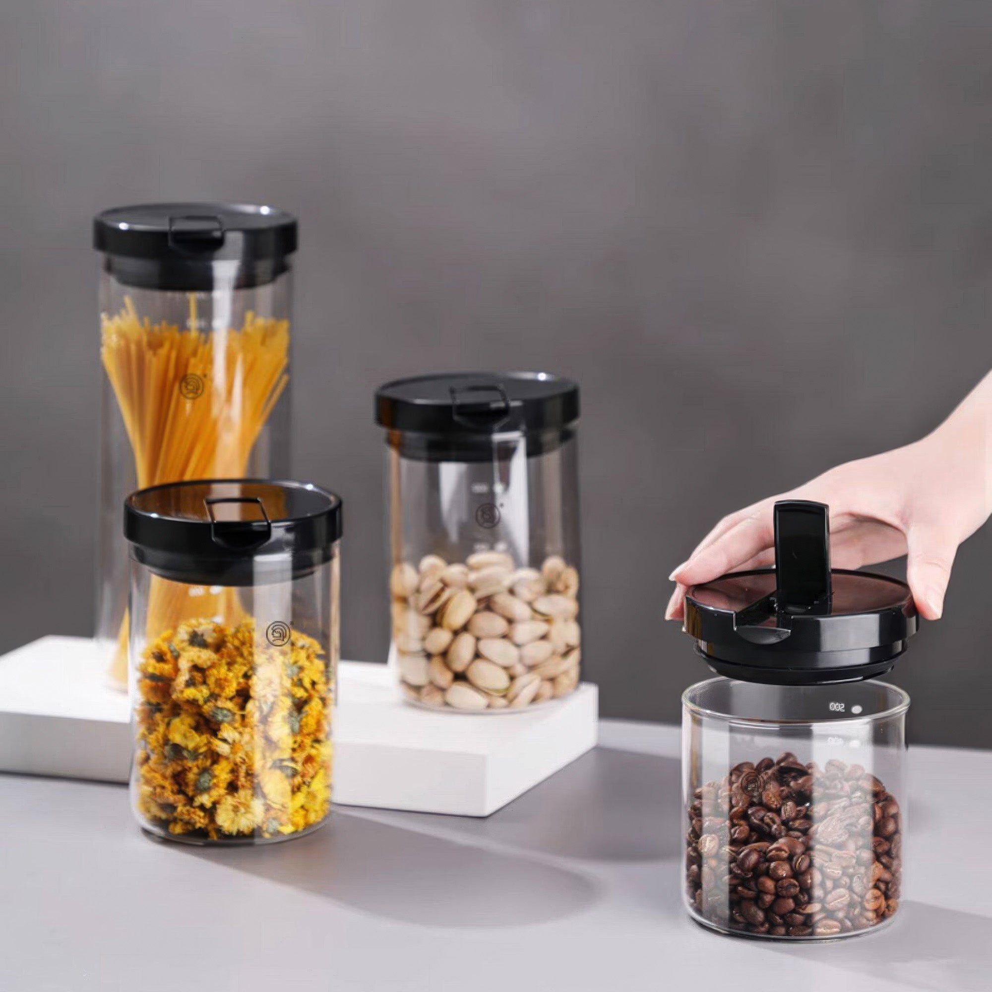 Airtight Coffee Bean Storage Jar